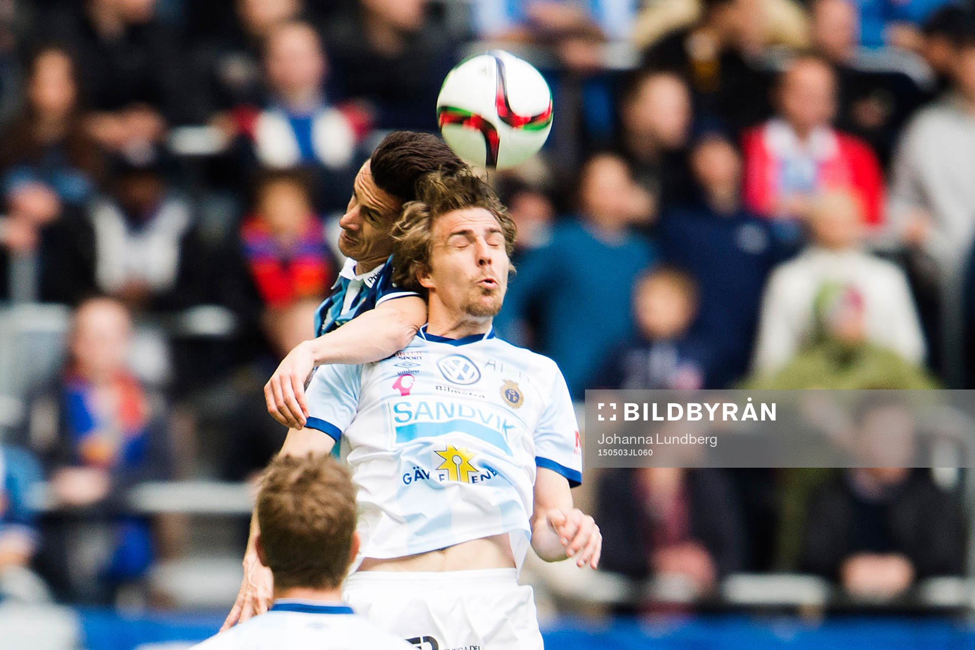 Djurgårdens Haris Radetinac och Gefles Johan Oremo