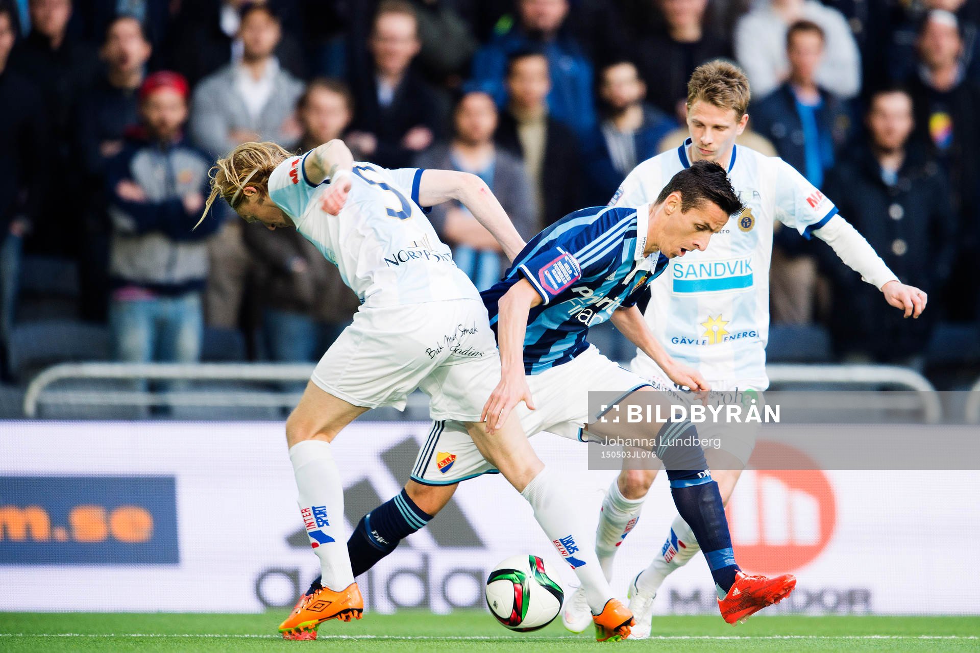 Gefles Jacob Ericsson stoppar Djurgårdens Haris Radetinac