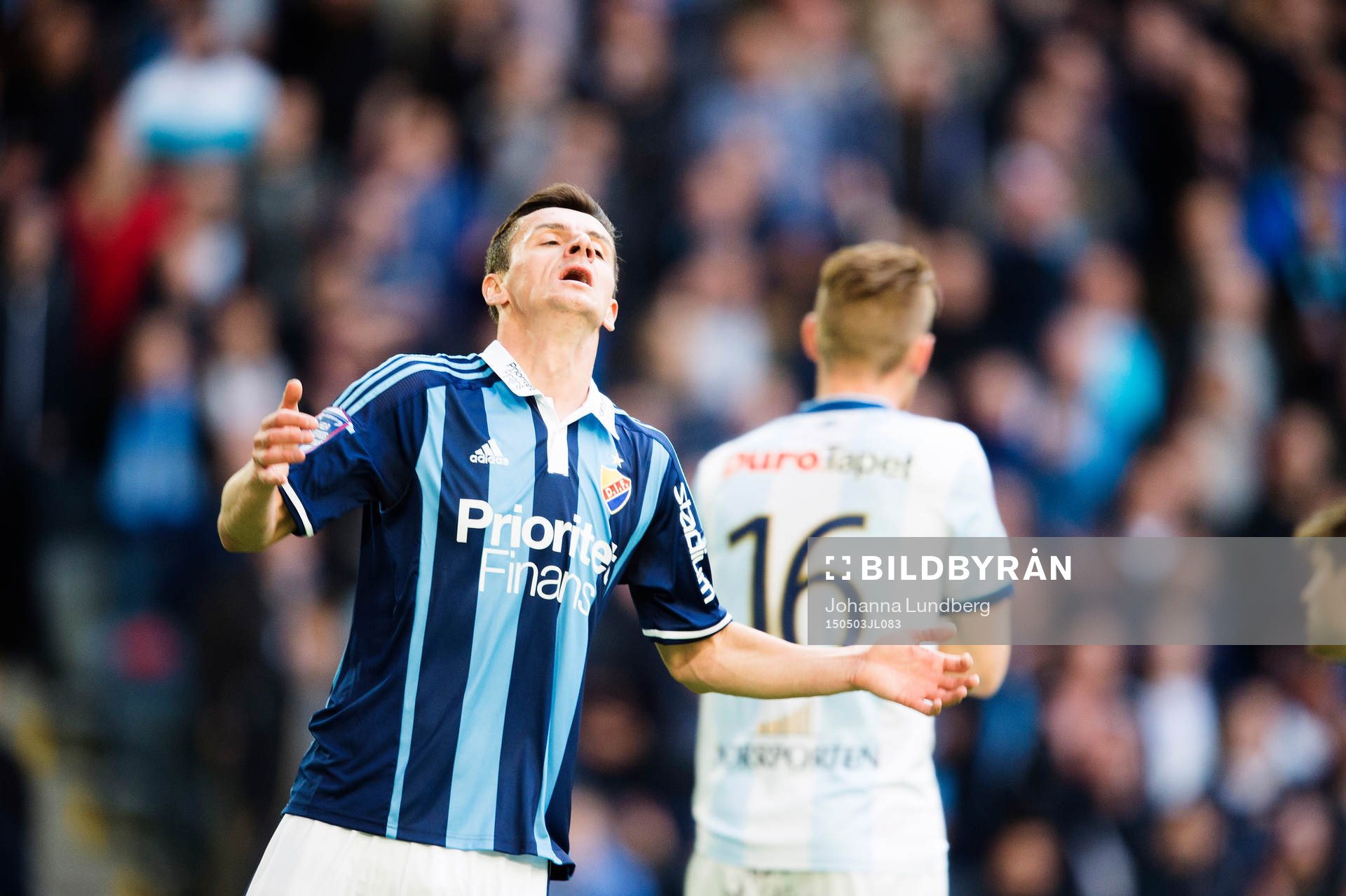 Djurgårdens Haris Radetinac deppar