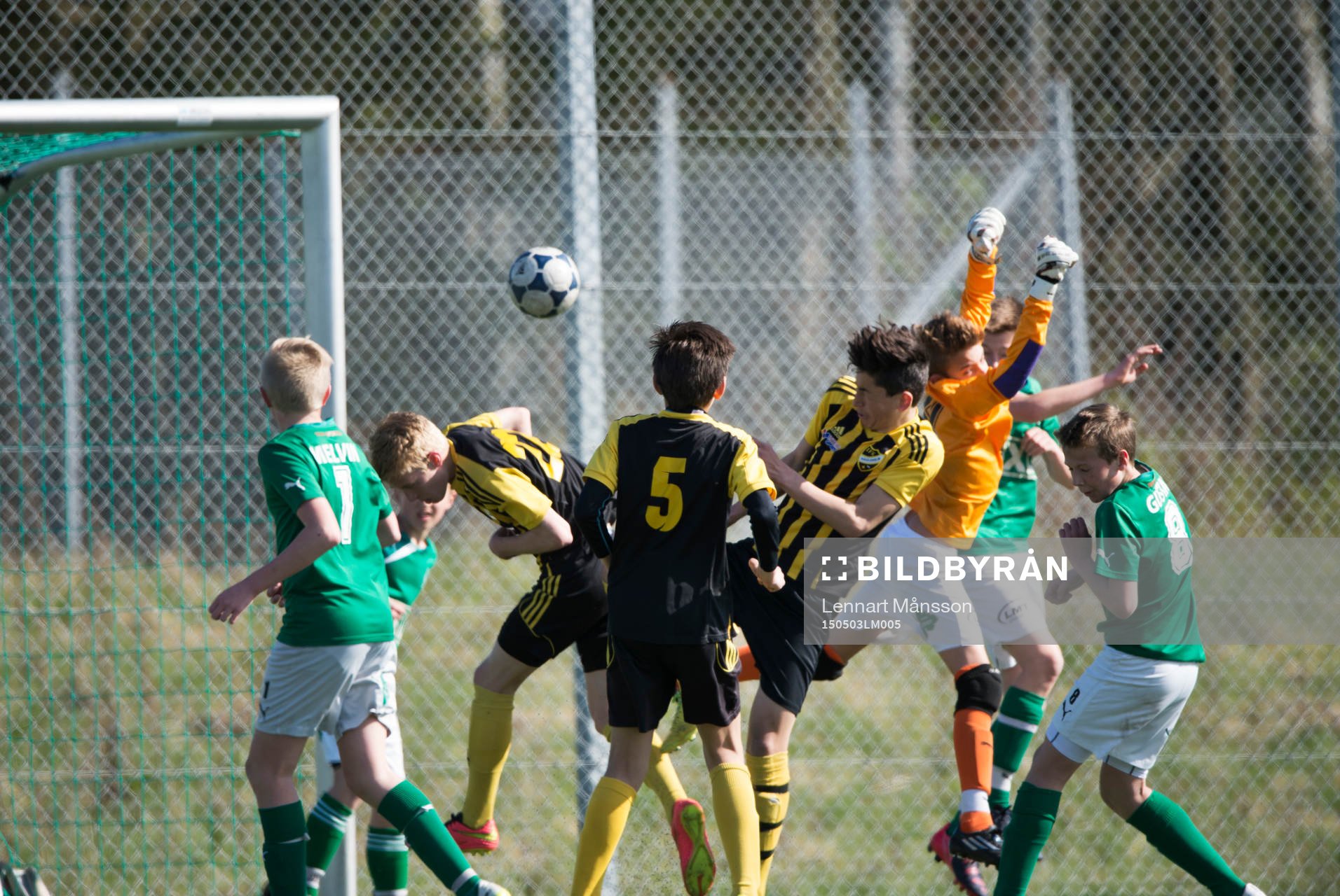 i matchen i pojkar födda 2002 mellan IFK Hässleholm och
