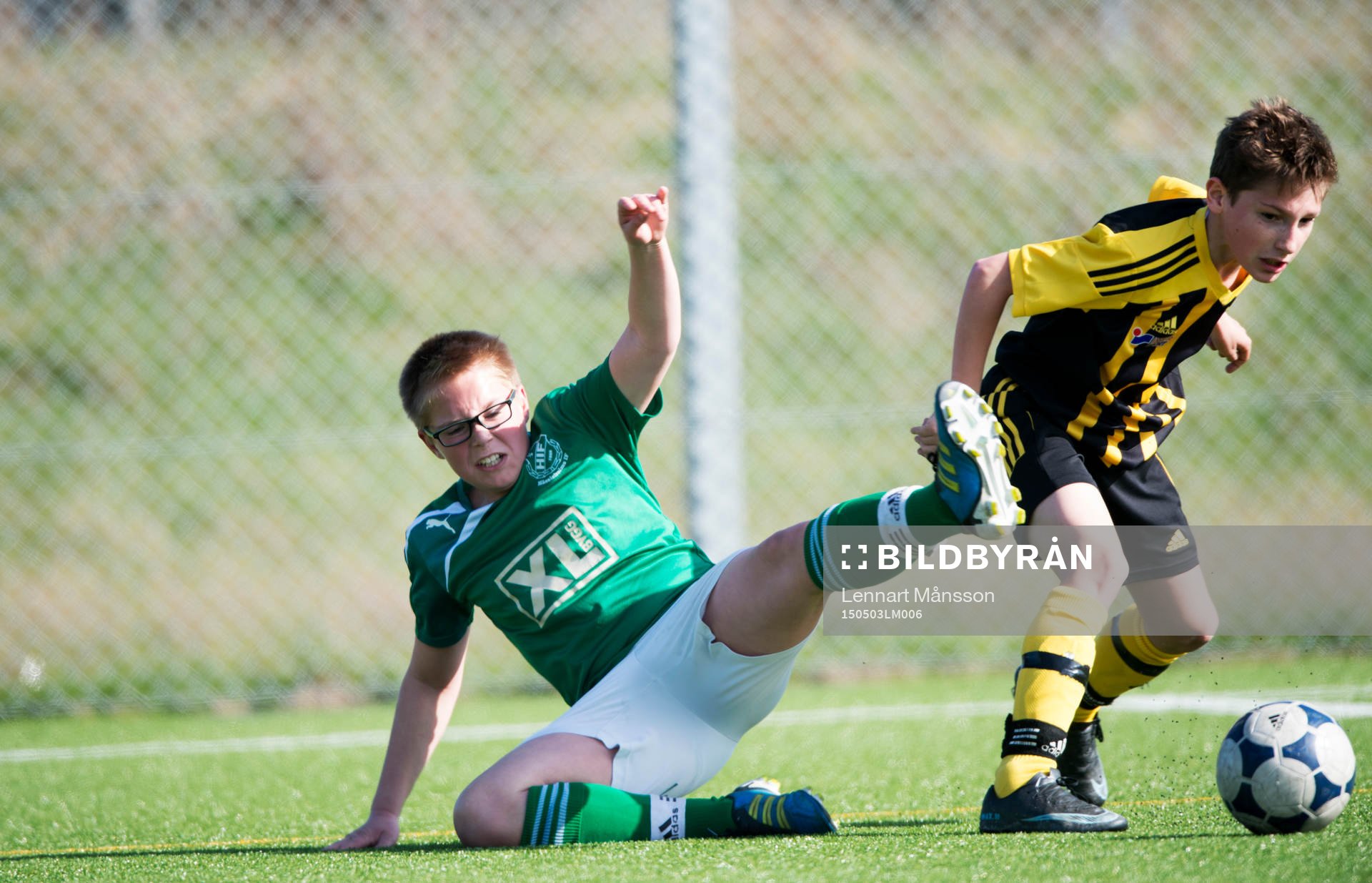 i matchen i pojkar födda 2002 mellan IFK Hässleholm och