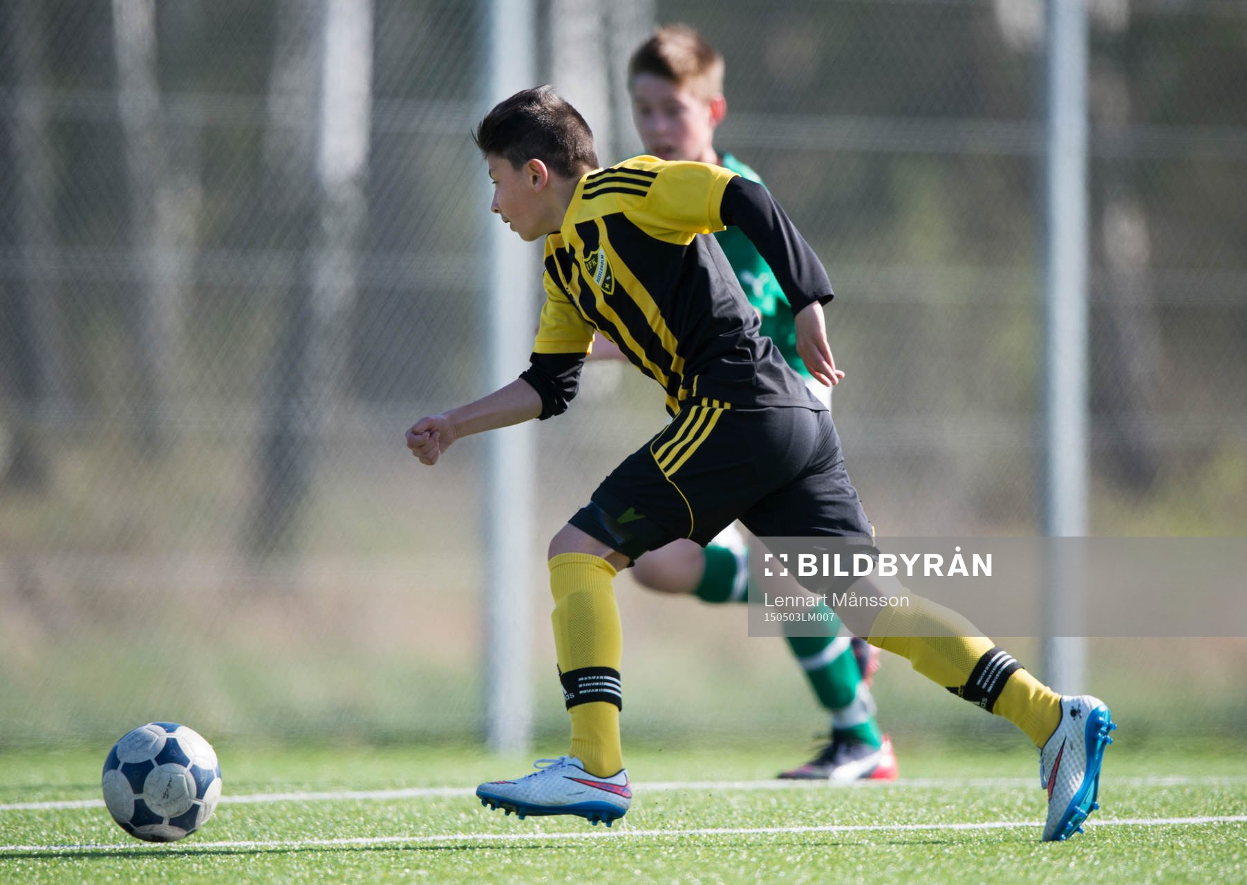 i matchen i pojkar födda 2002 mellan IFK Hässleholm och