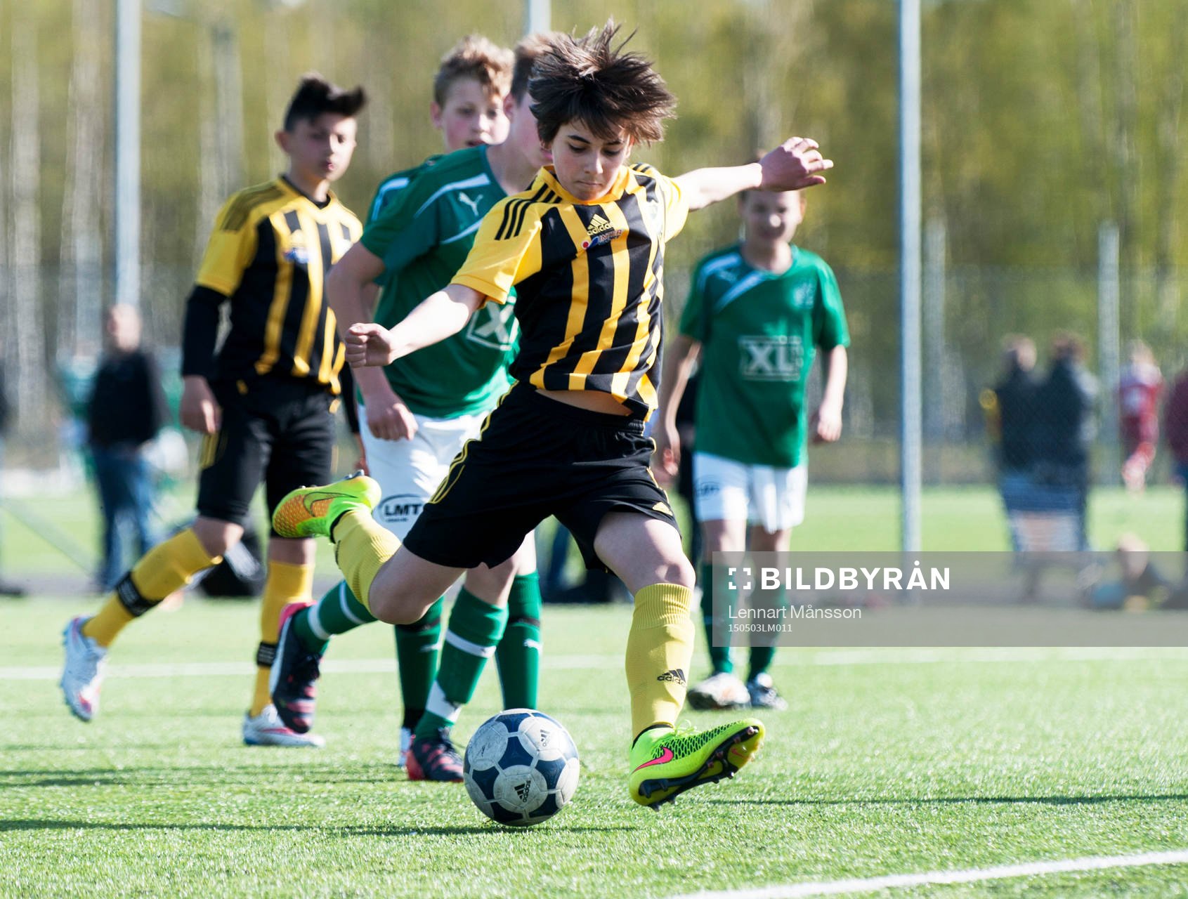 i matchen i pojkar födda 2002 mellan IFK Hässleholm och