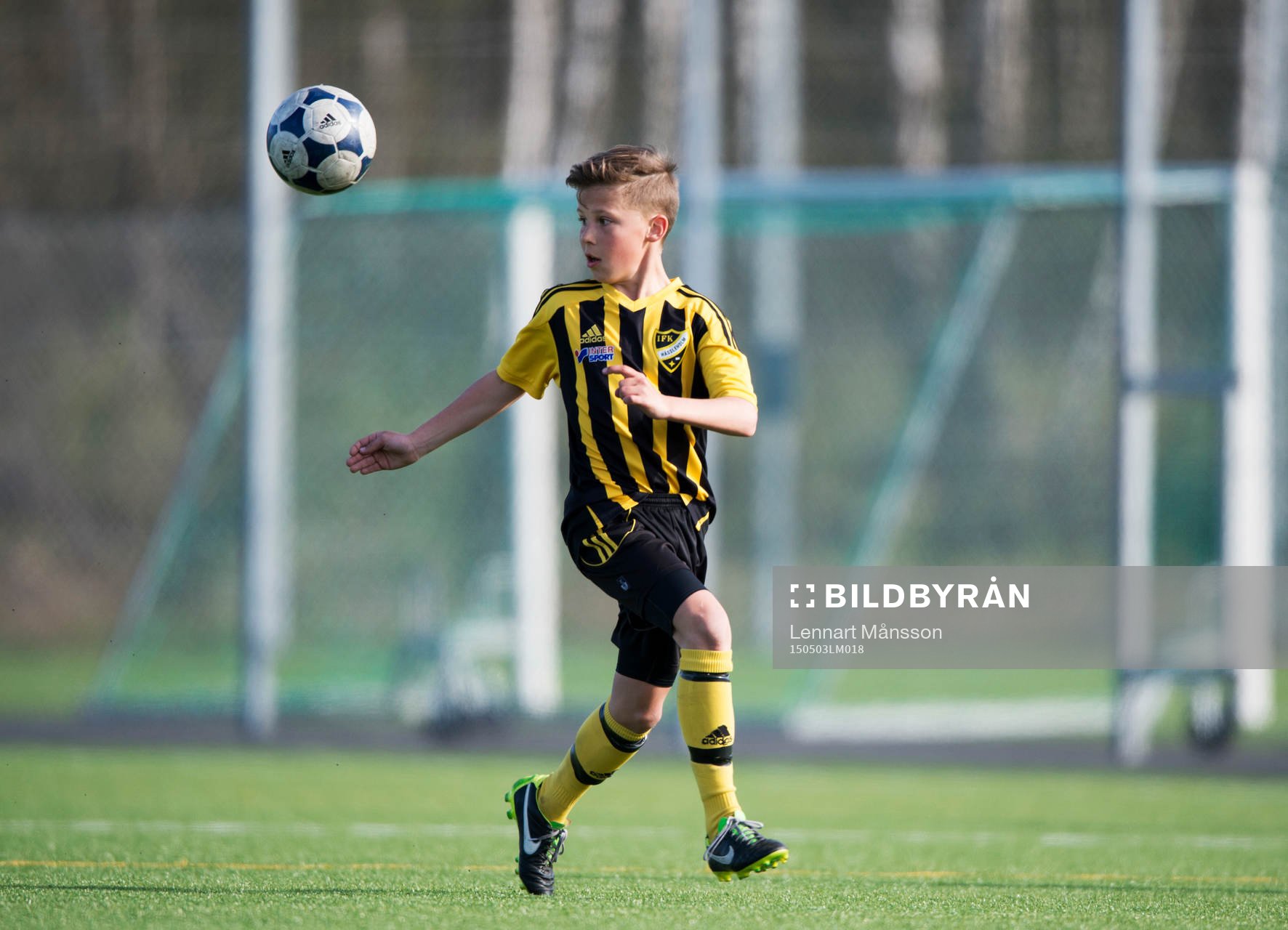 i matchen i pojkar födda 2002 mellan IFK Hässleholm och