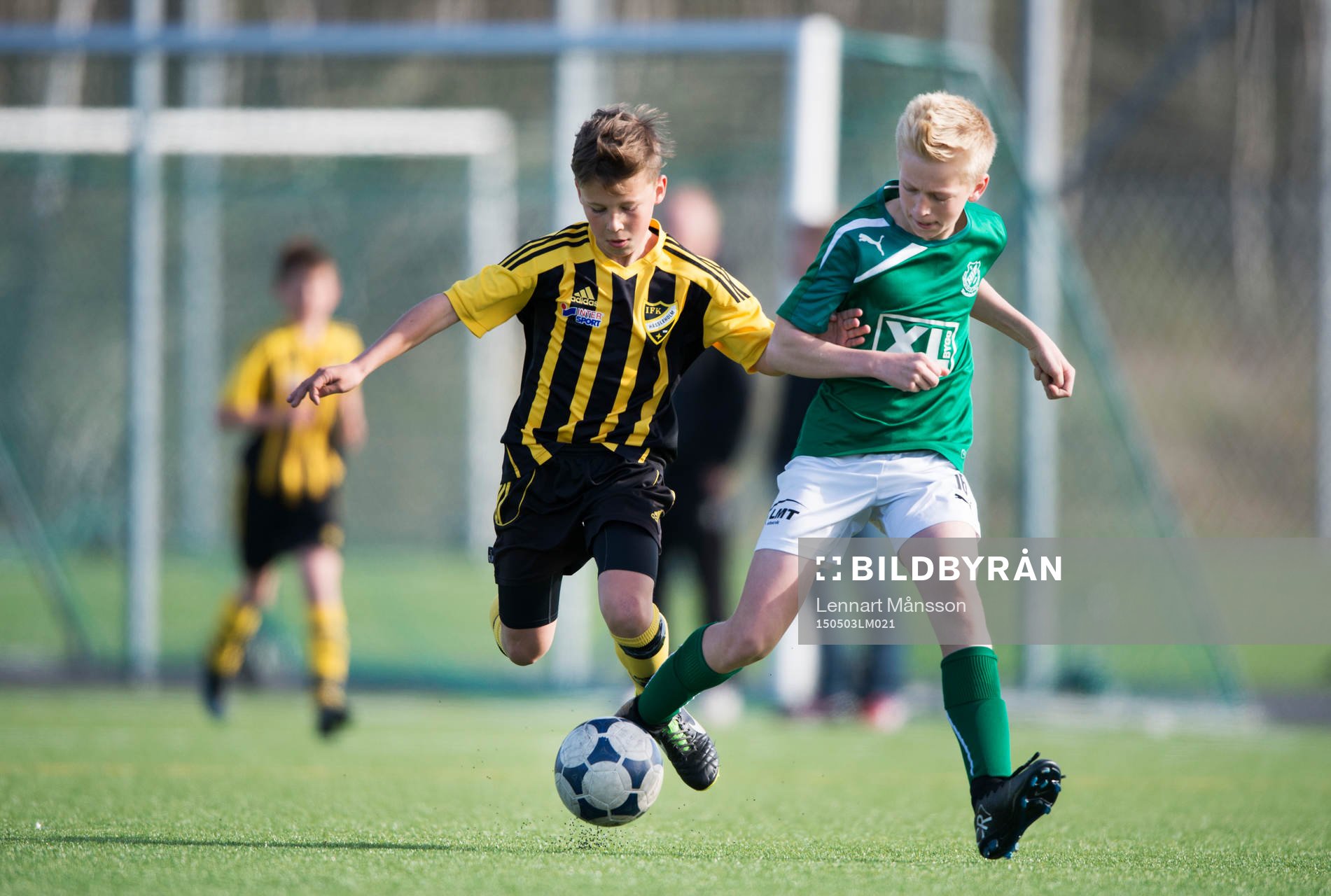 i matchen i pojkar födda 2002 mellan IFK Hässleholm och