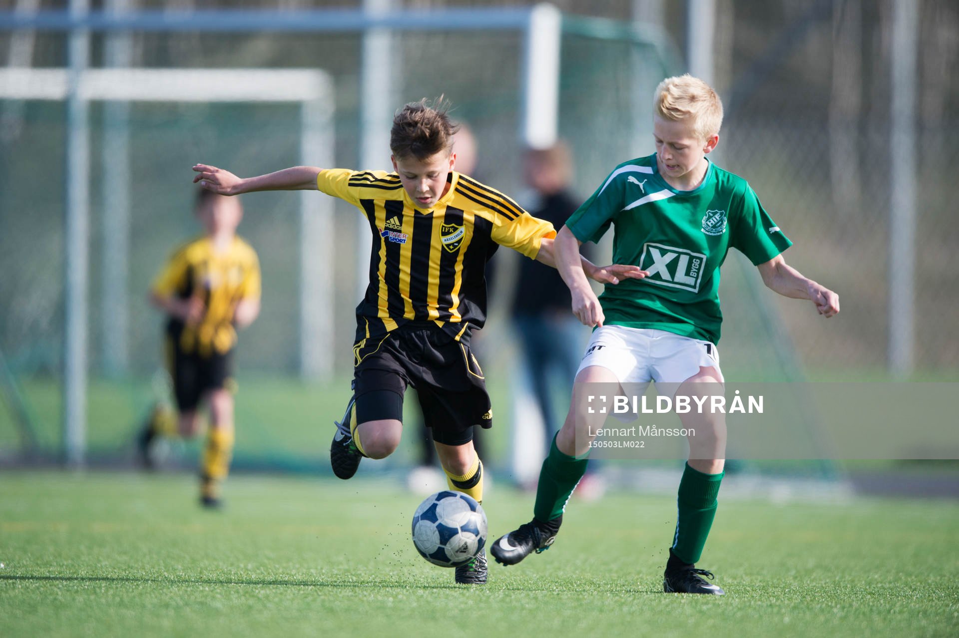 i matchen i pojkar födda 2002 mellan IFK Hässleholm och