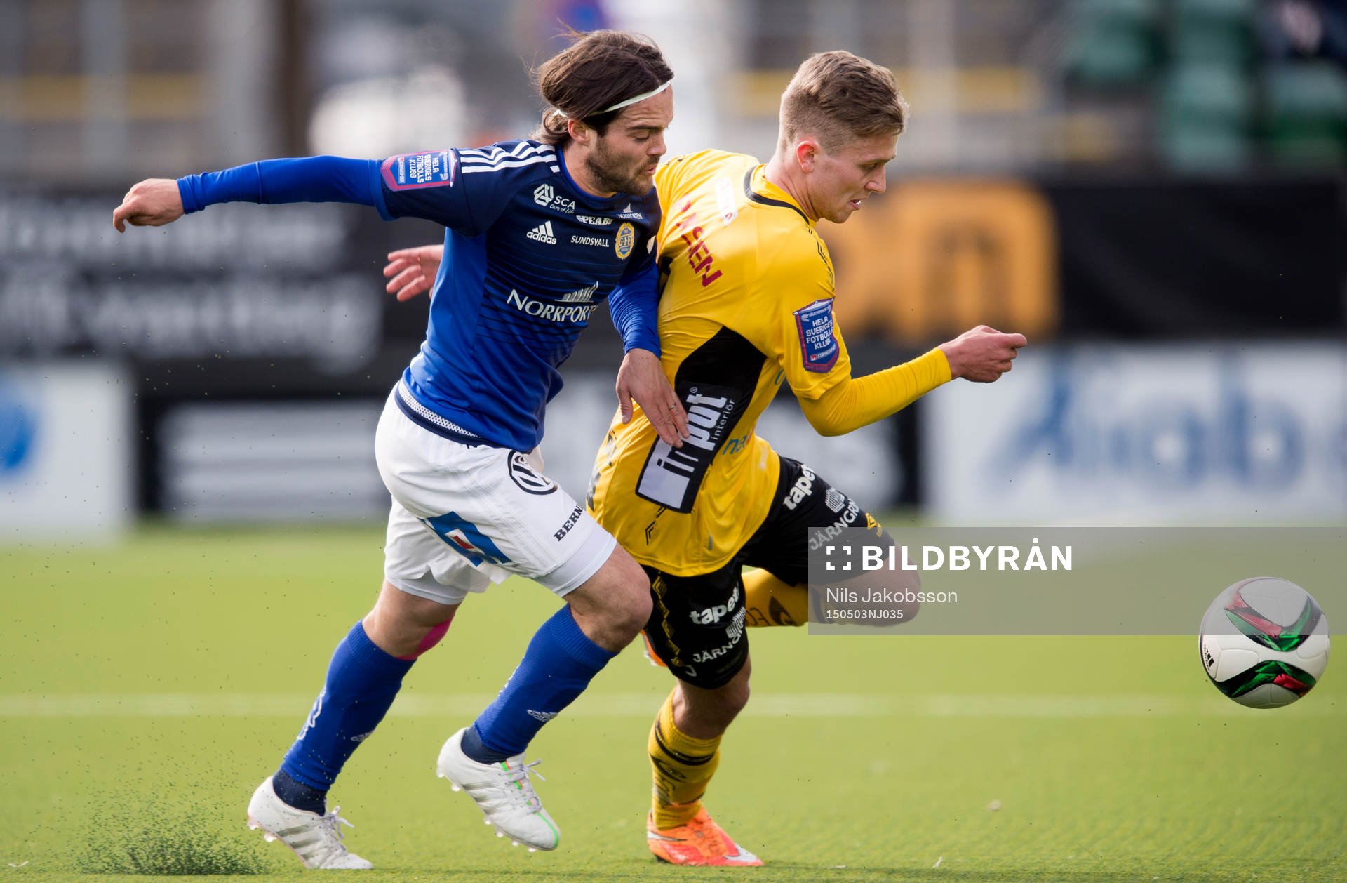 Sundsvalls Robbin Sellin och Elfsborgs Adam Lundqvist