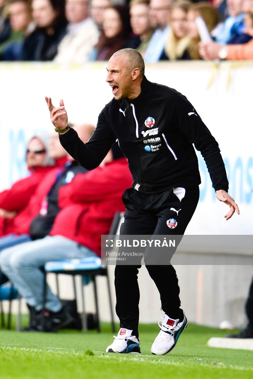 Helsingborgs manager Henrik Larsson