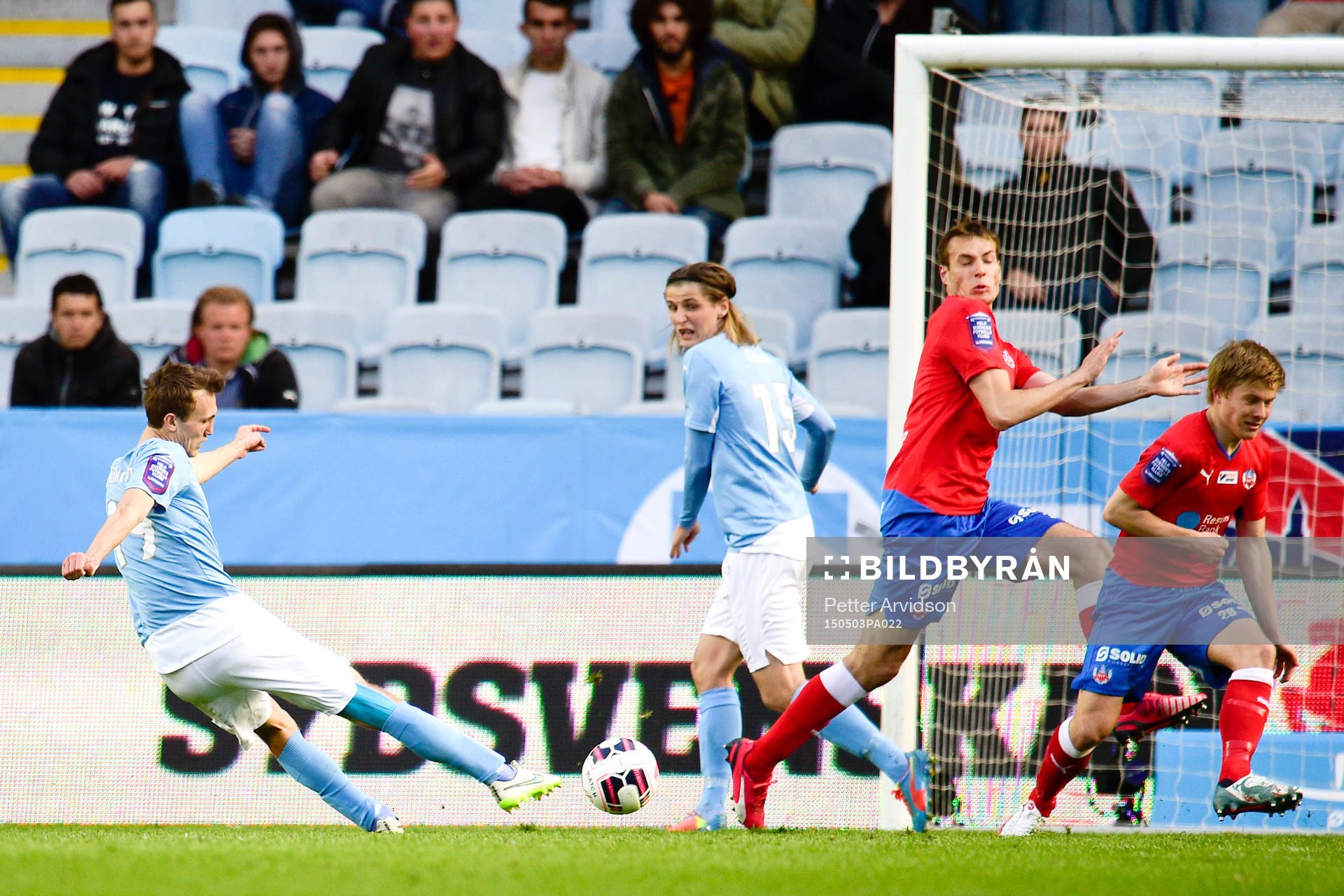 Malmö FFs Magnus Wolff Eikrem gör 1-0