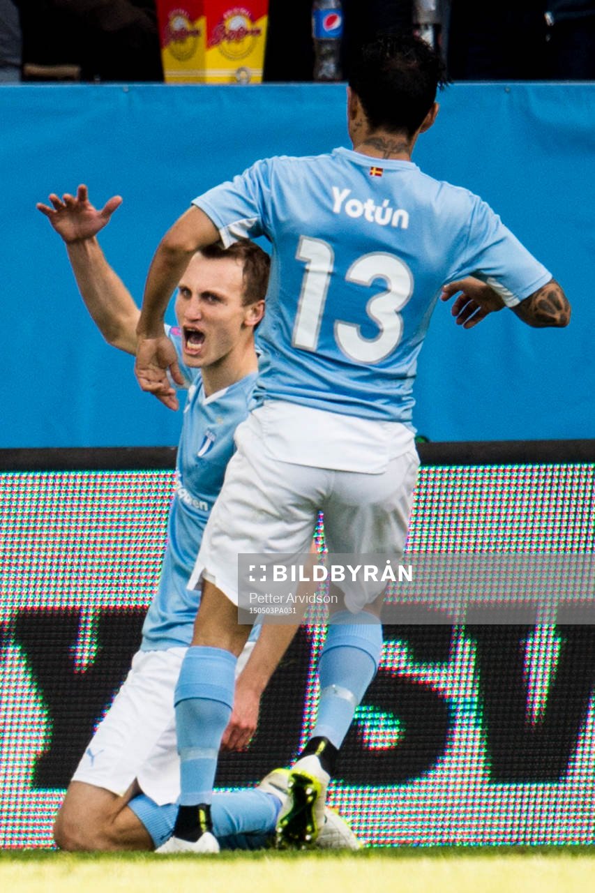 Malmö FFs Magnus Wolff Eikrem jublar