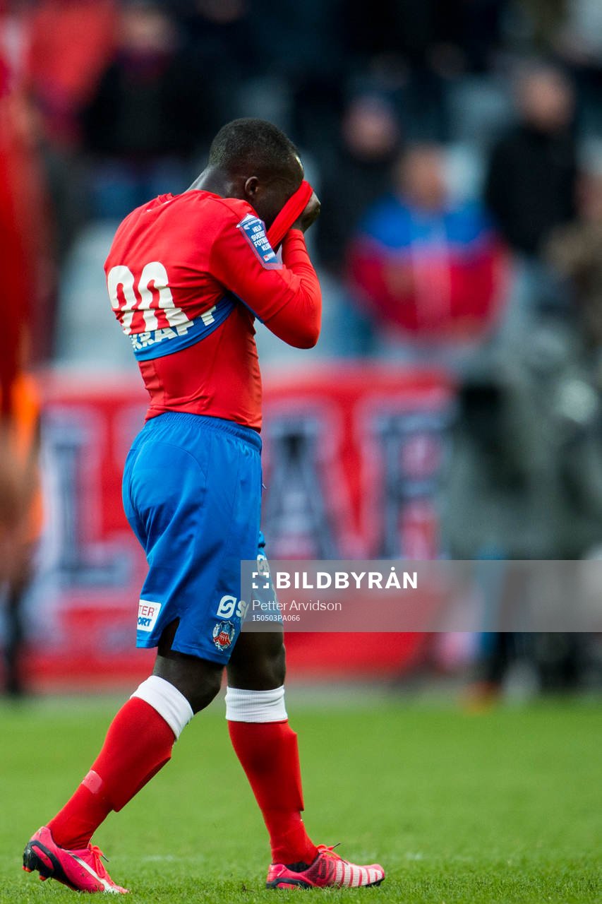 Helsingborgs Emmanuel Boateng deppar