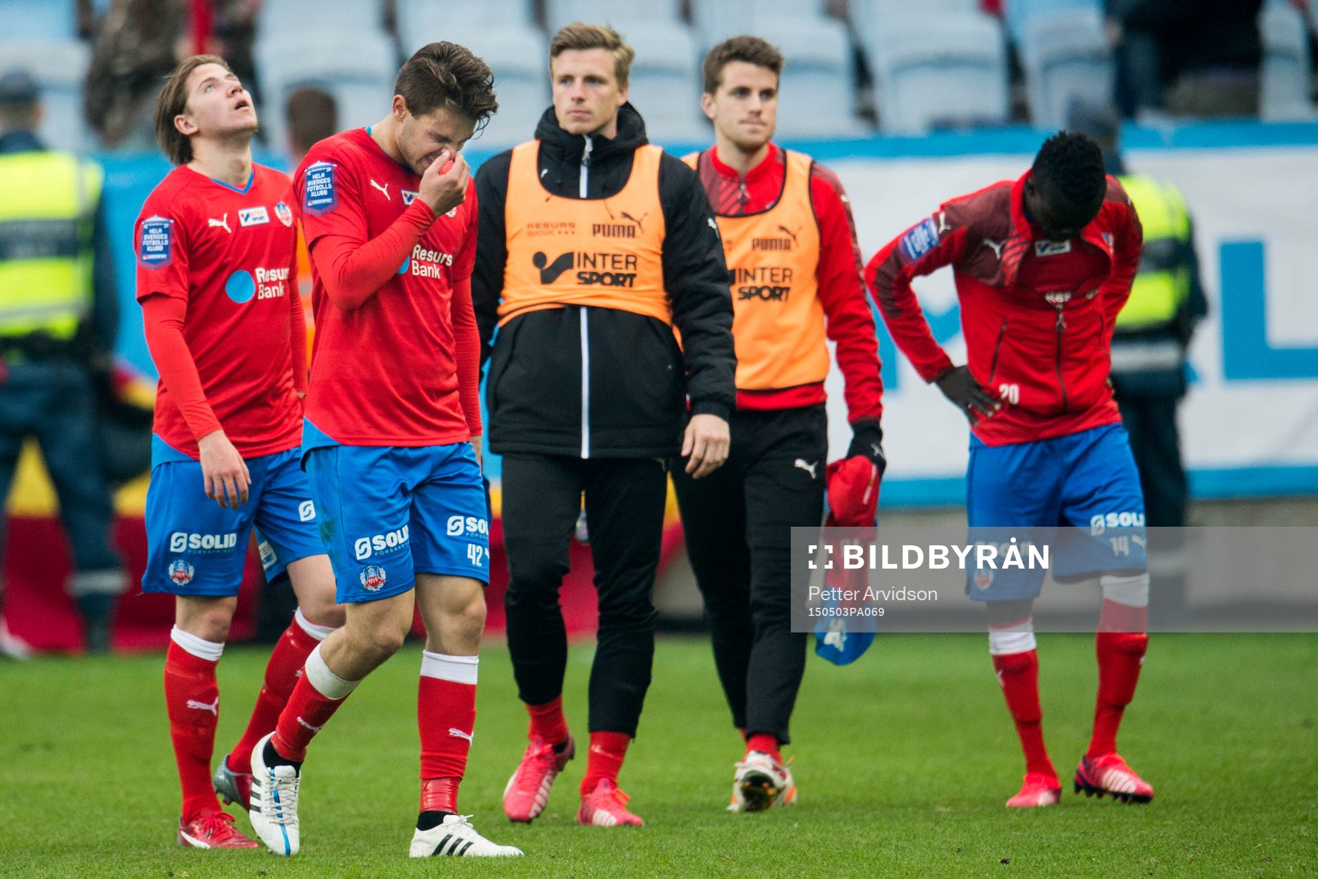 Helsingborgs Darijan Bojanic, Astrit Ajdarevic, Carl
