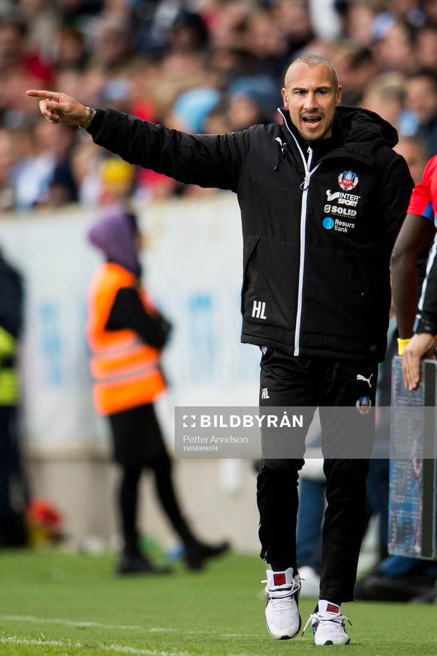 Helsingborgs manager Henrik Larsson