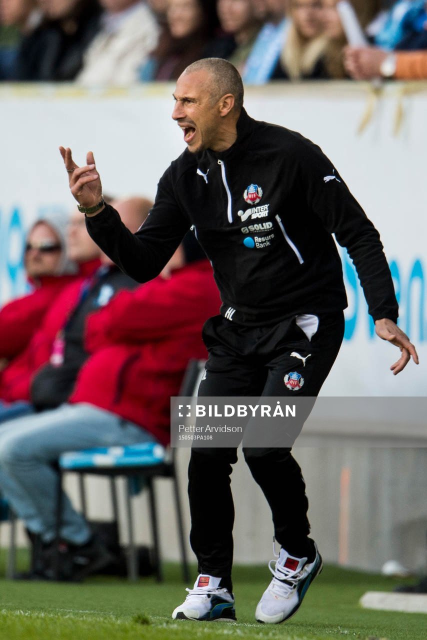 Helsingborgs manager Henrik Larsson