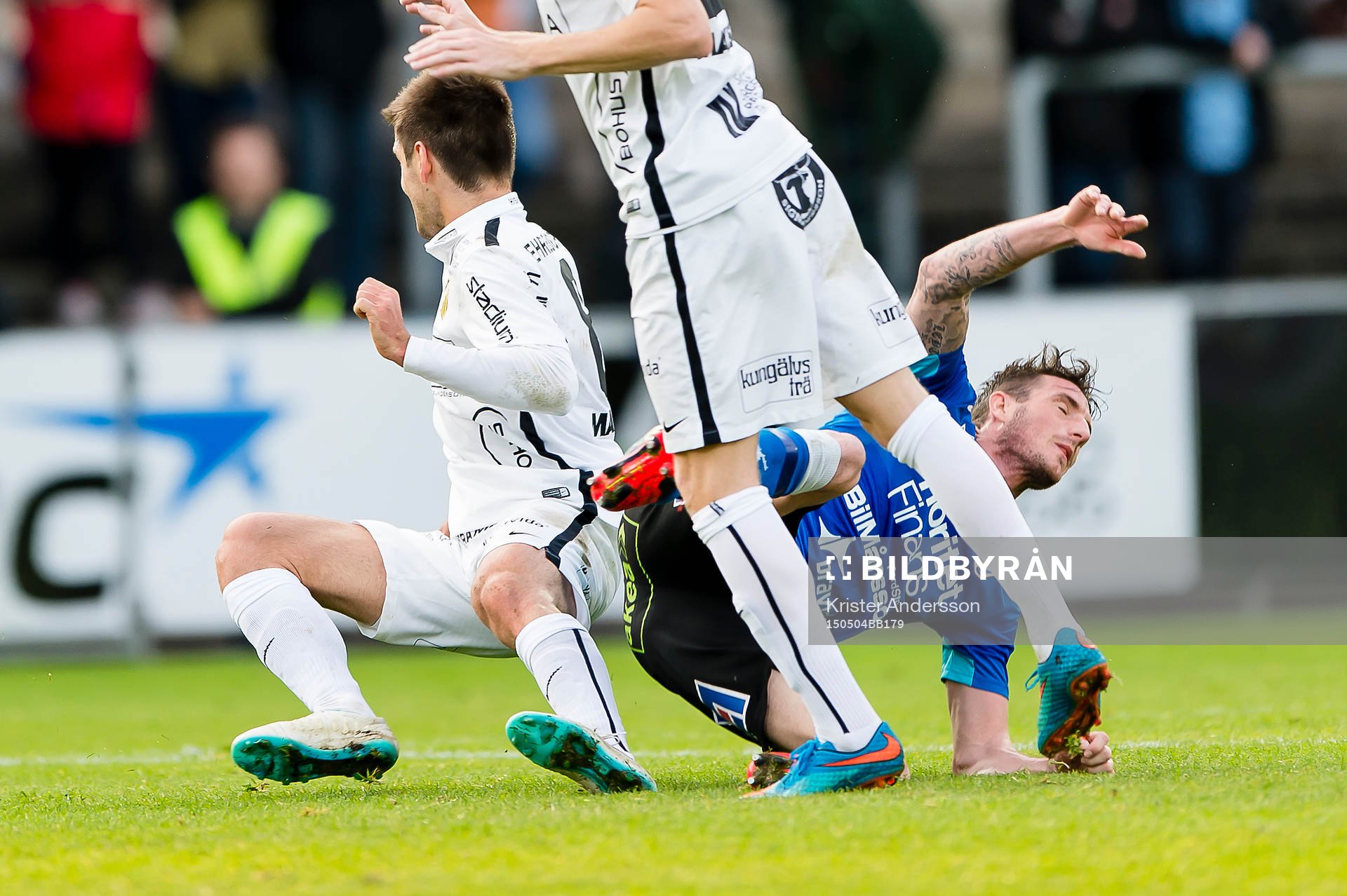 Häckens Ivo Pekalski och Halmstads James Keene