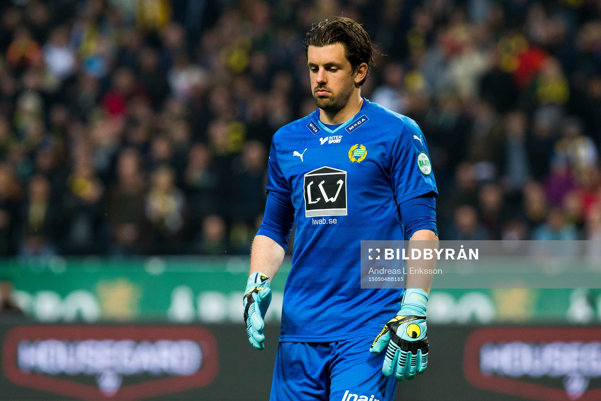 Hammarbys målvakt Johannes Hopf