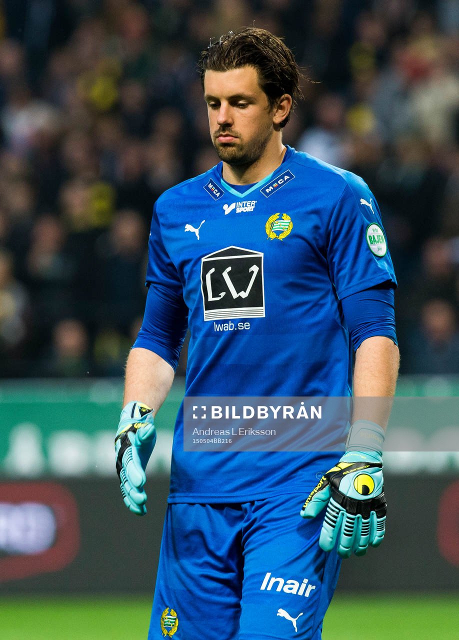 Hammarbys målvakt Johannes Hopf