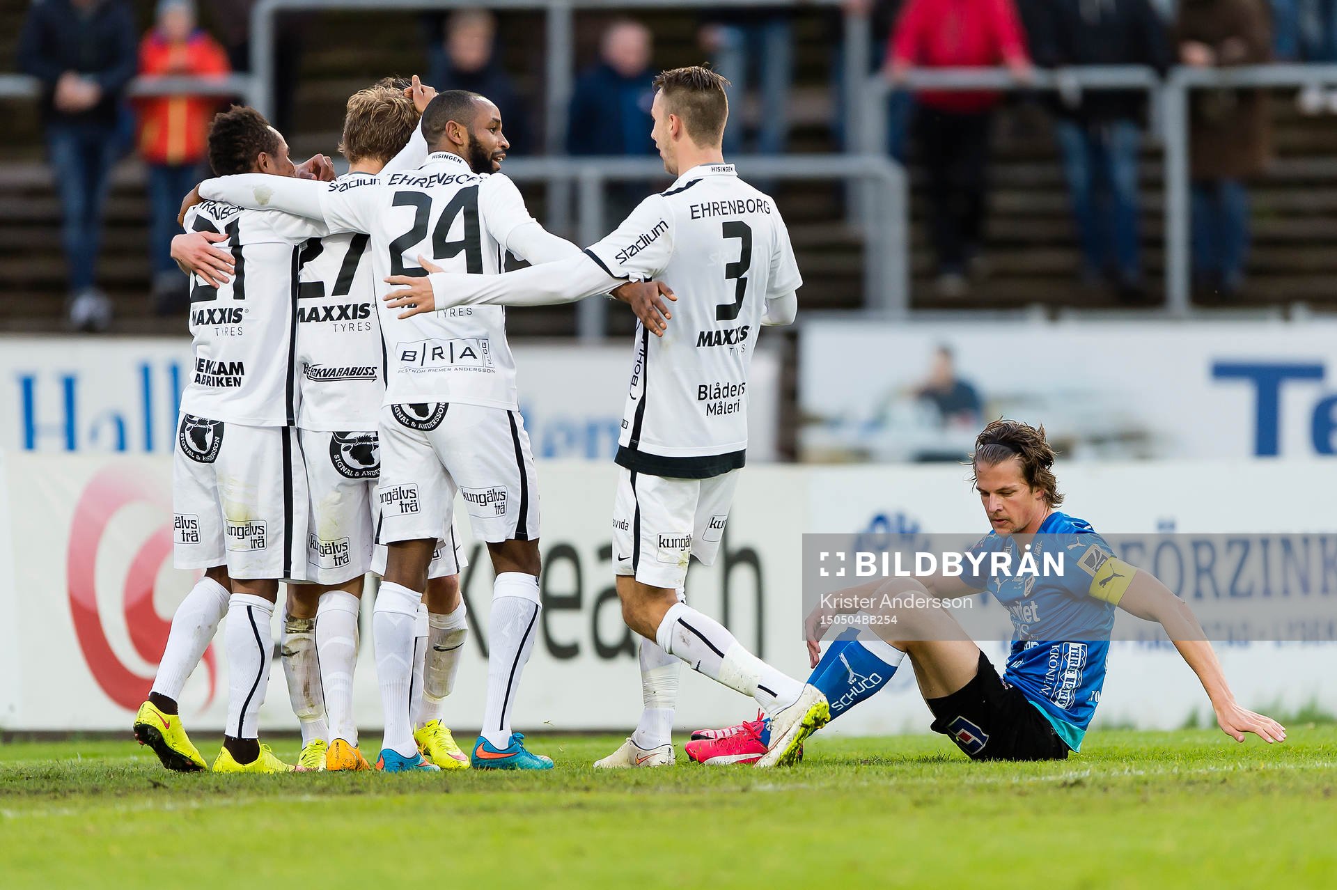Häckens Joel Andersson jublar