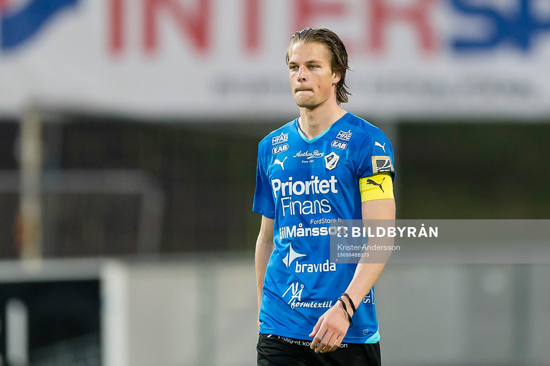 Halmstads Fredrik Liverstam deppar