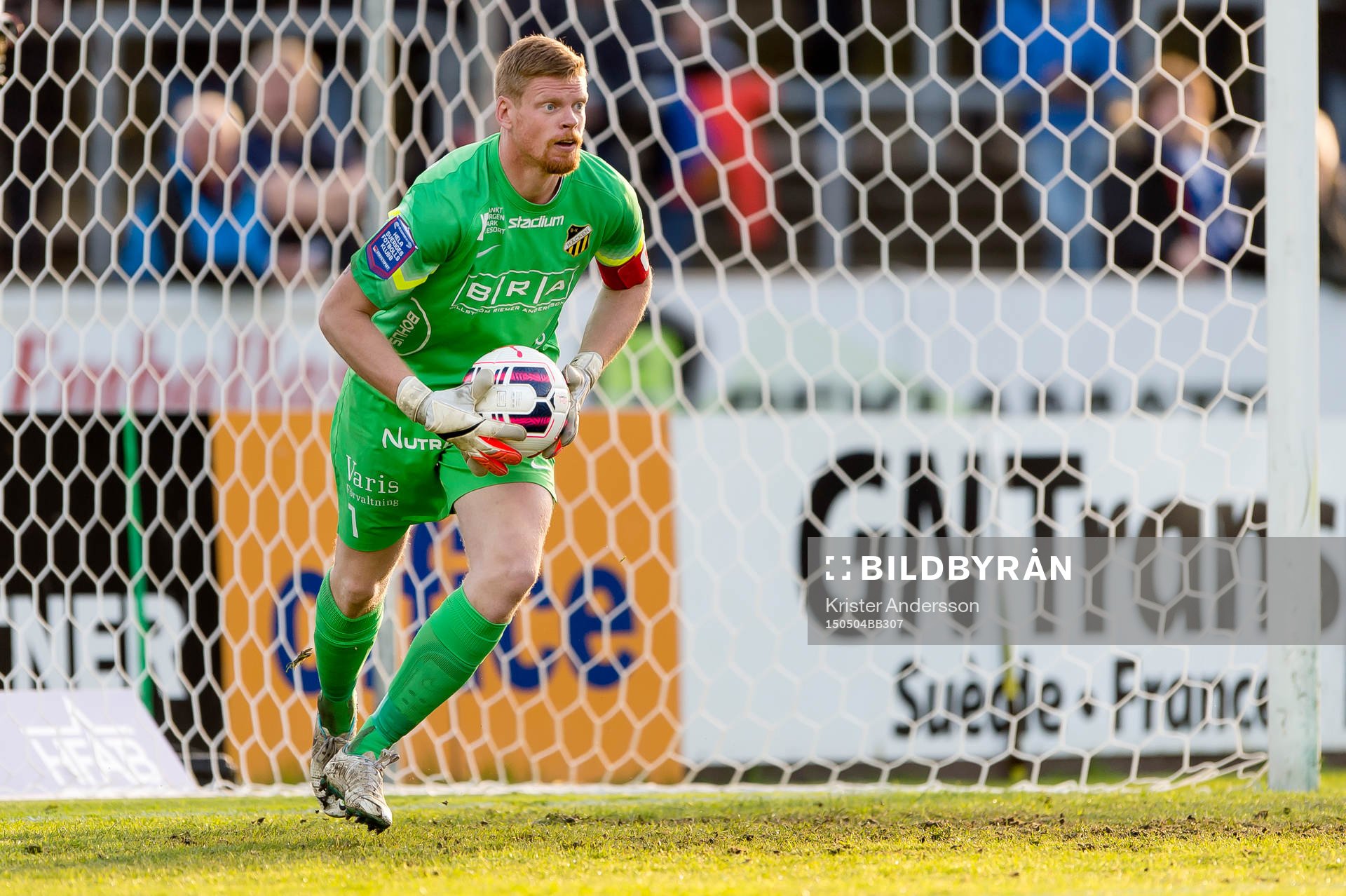 Häckens målvakt Christoffer Källqvist