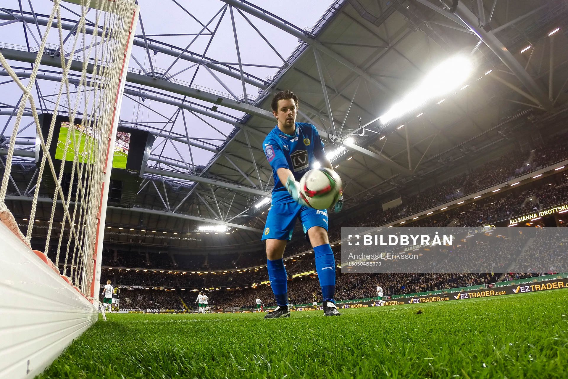 Hammarbys målvakt Johannes Hopf