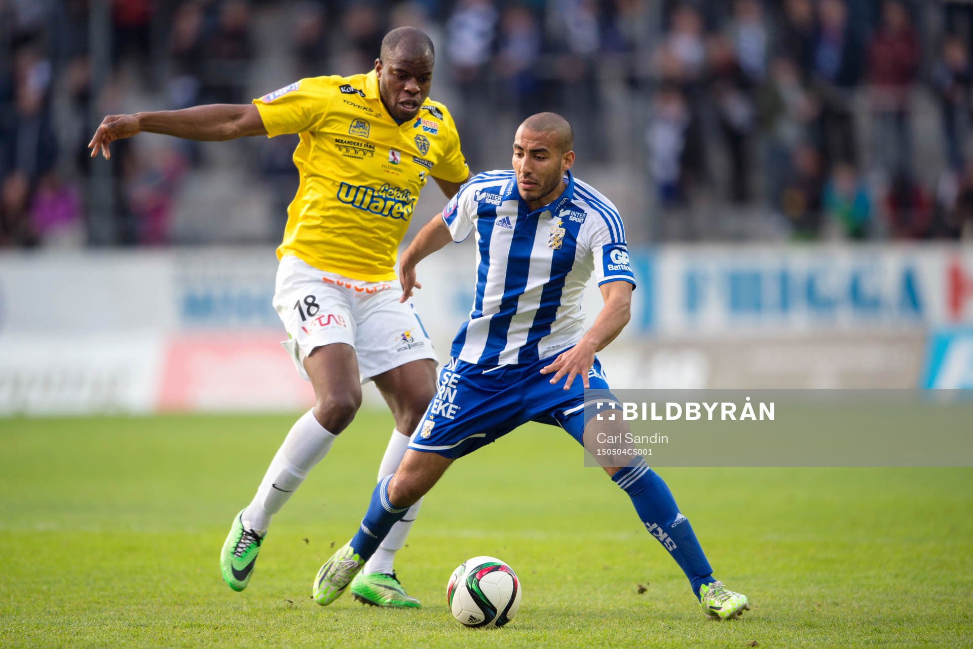 Falkenbergs Hakeem Araba och IFK Göteborgs Haitam Aleesami