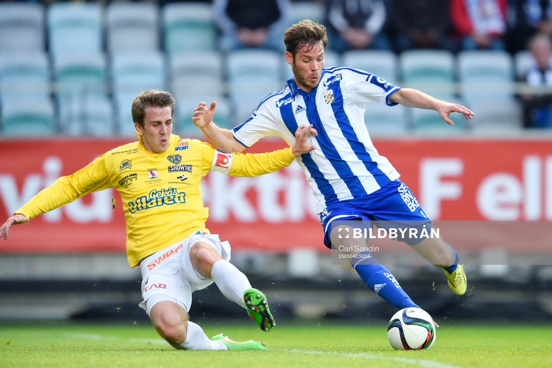 Falkenbergs Adam Eriksson och IFK Göteborgs Emil
