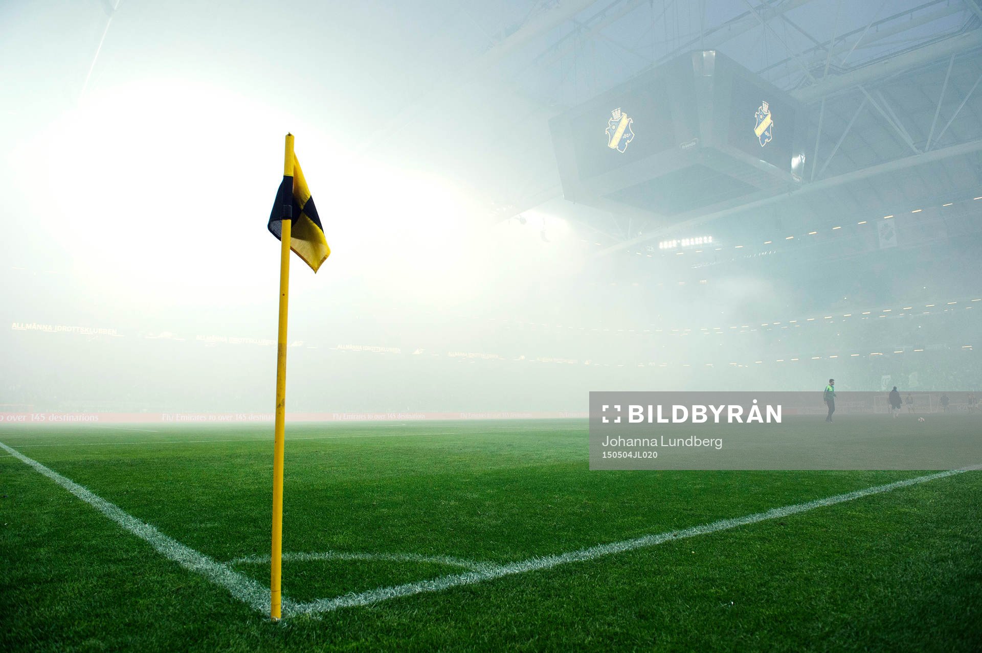 Ett rökigt Friends arena