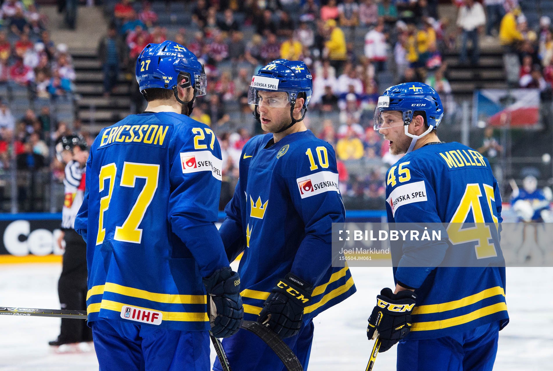 Sveriges Jimmie Ericsson, Joakim Lindström och Oscar