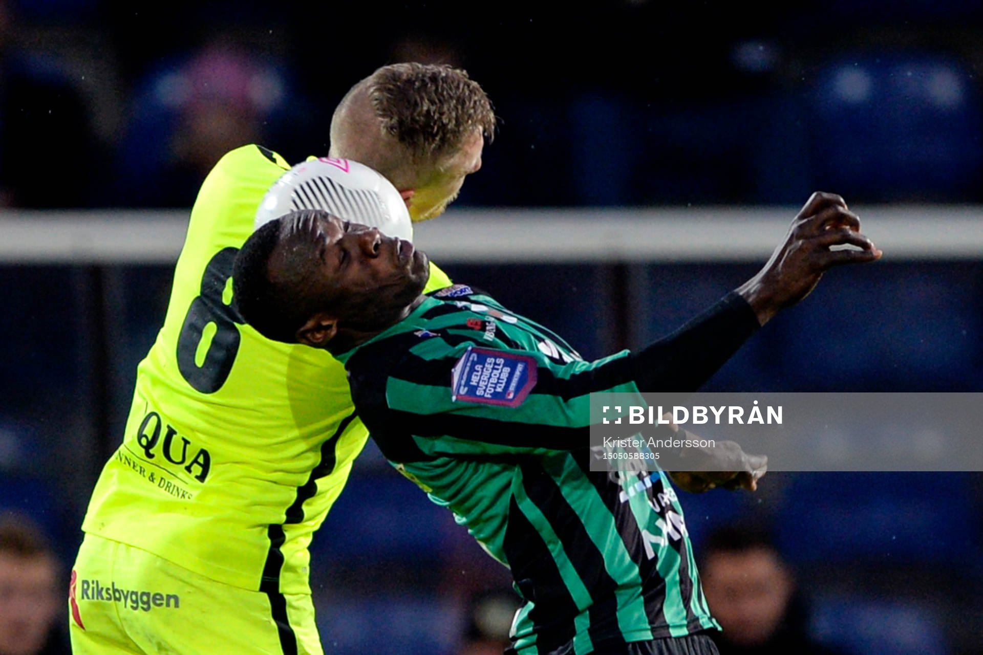 Jönköpings Södras Joakim Karlsson och Varbergs Nsima