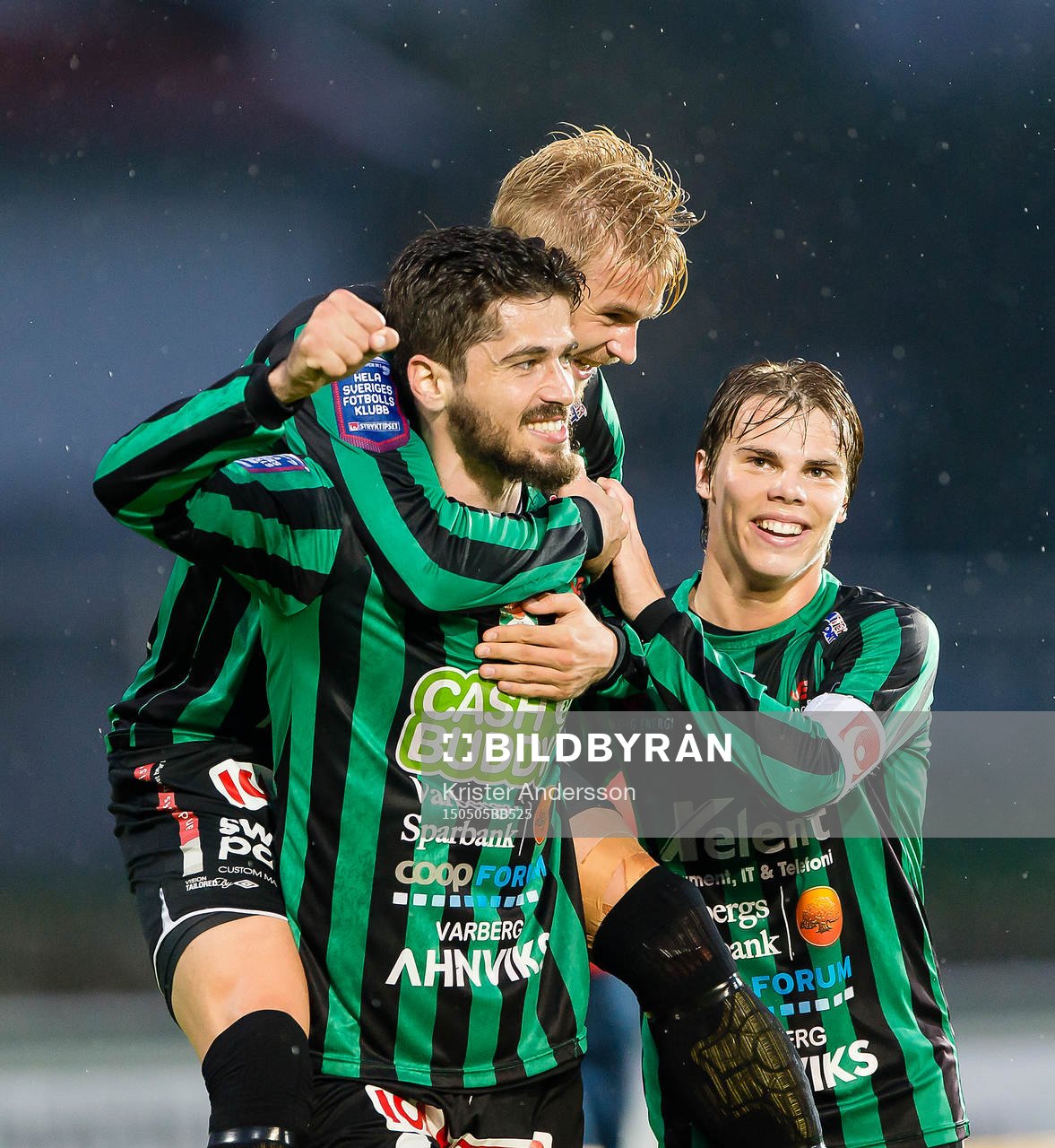 Varbergs Mats André Kaland jublar