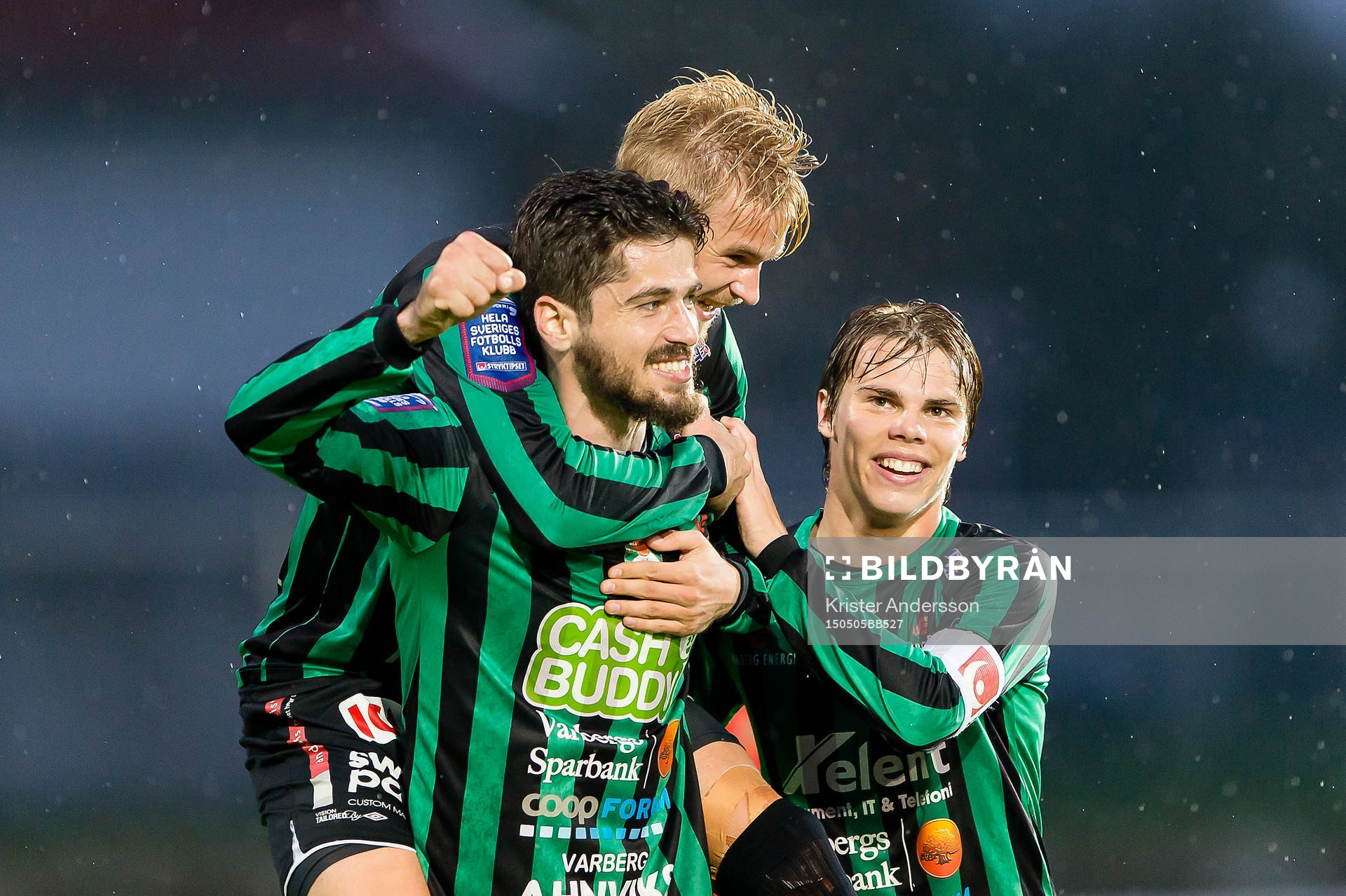 Varbergs Mats André Kaland jublar