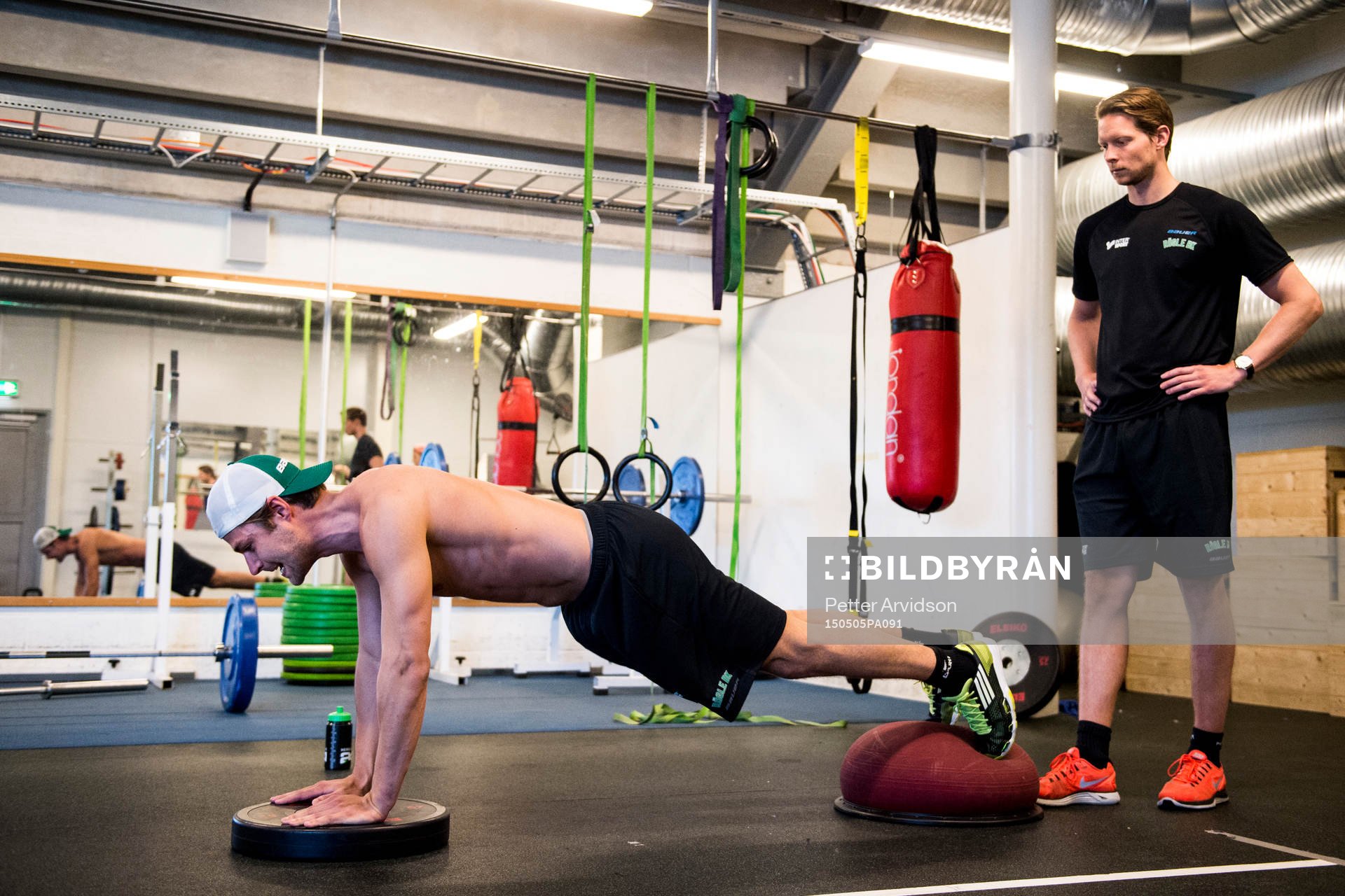 Rögles Ludvig Rensfeldt och sjukgymnast Markus Pettersson