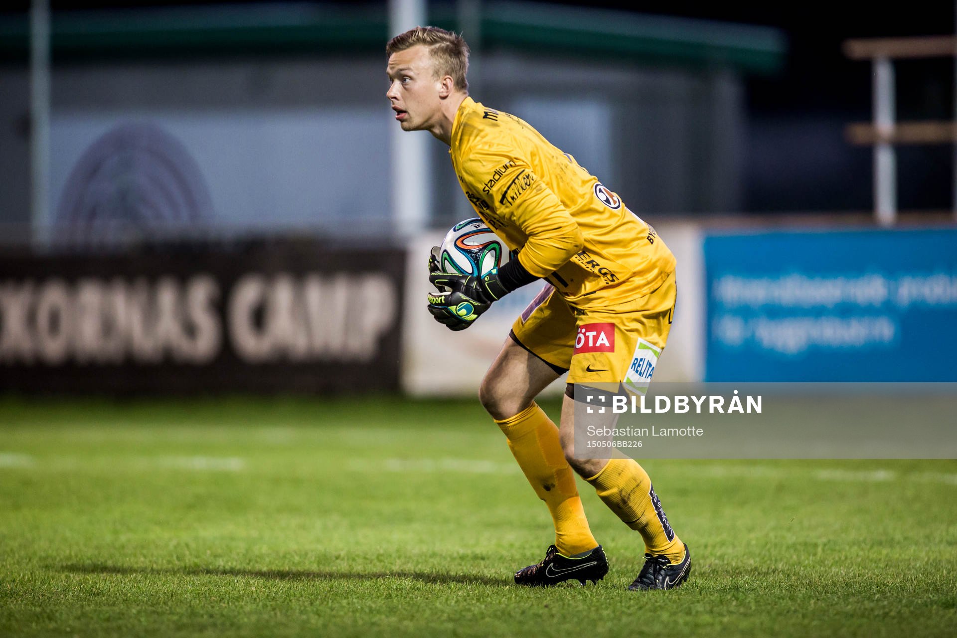 Sirius målvakt Andreas Andersson