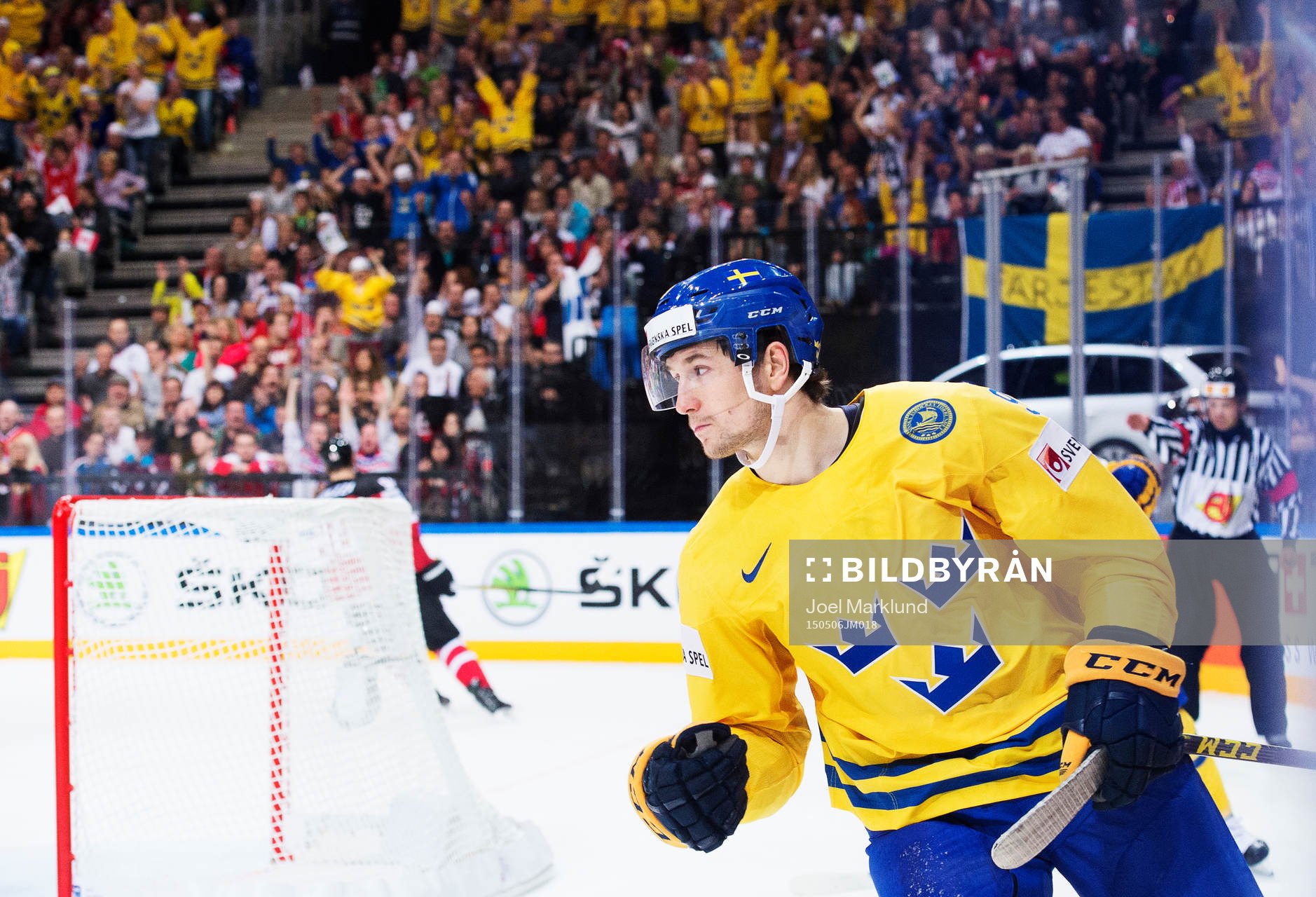 Sveriges Filip Forsberg jublar