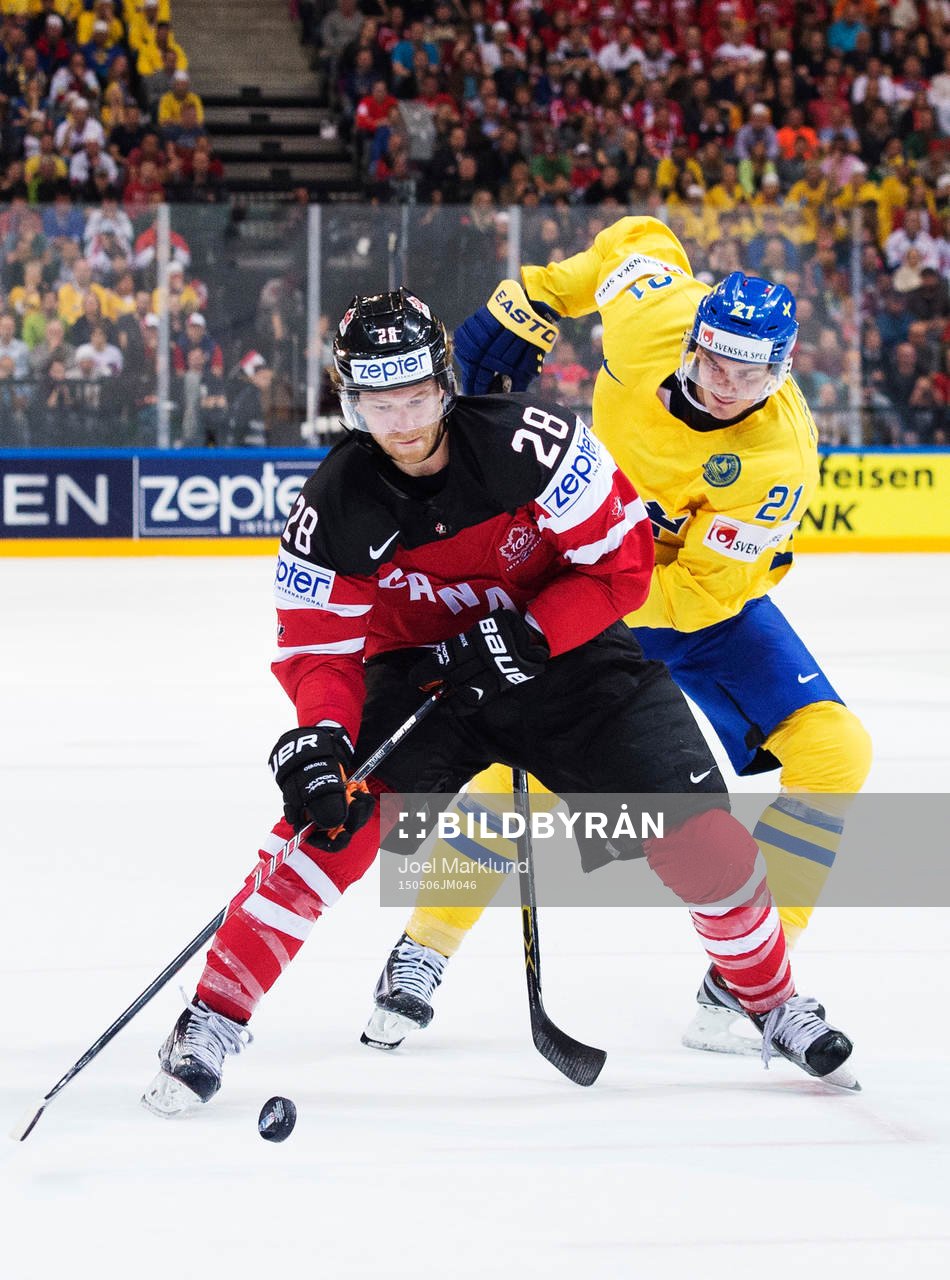 Kanadas Claude Giroux och Sveriges Loui Eriksson