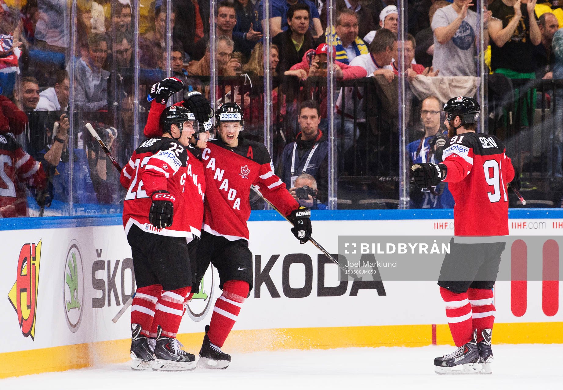 Kanadas Tyson Barrie, Tyler Ennis, Jason Spezza och Tyler