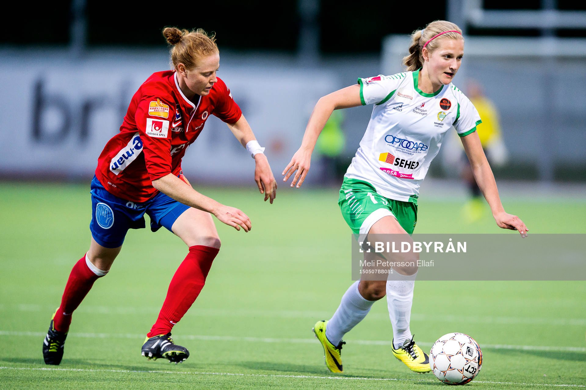 Örebros Sara Nordin och Hammarbys Moa Hedell