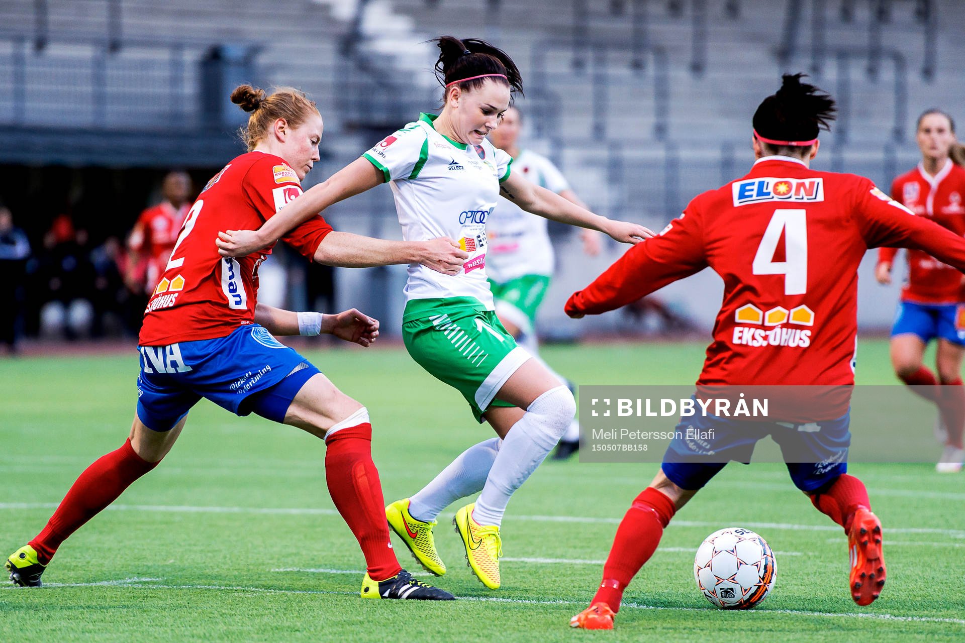 Örebros Sara Nordin, Hammarbys Emma Jansson och Örebros