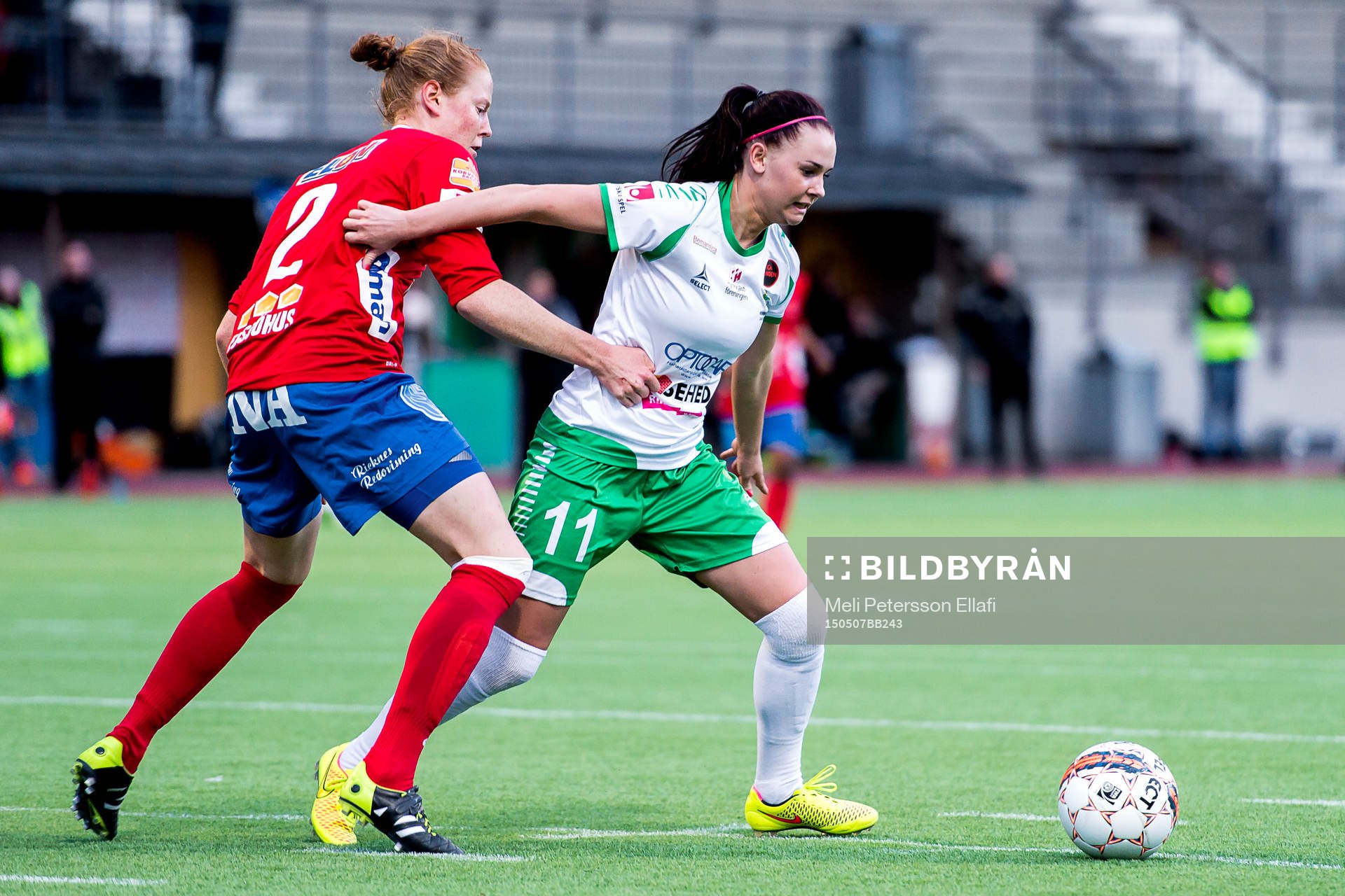 Örebros Sara Nordin och Hammarbys Emma Jansson