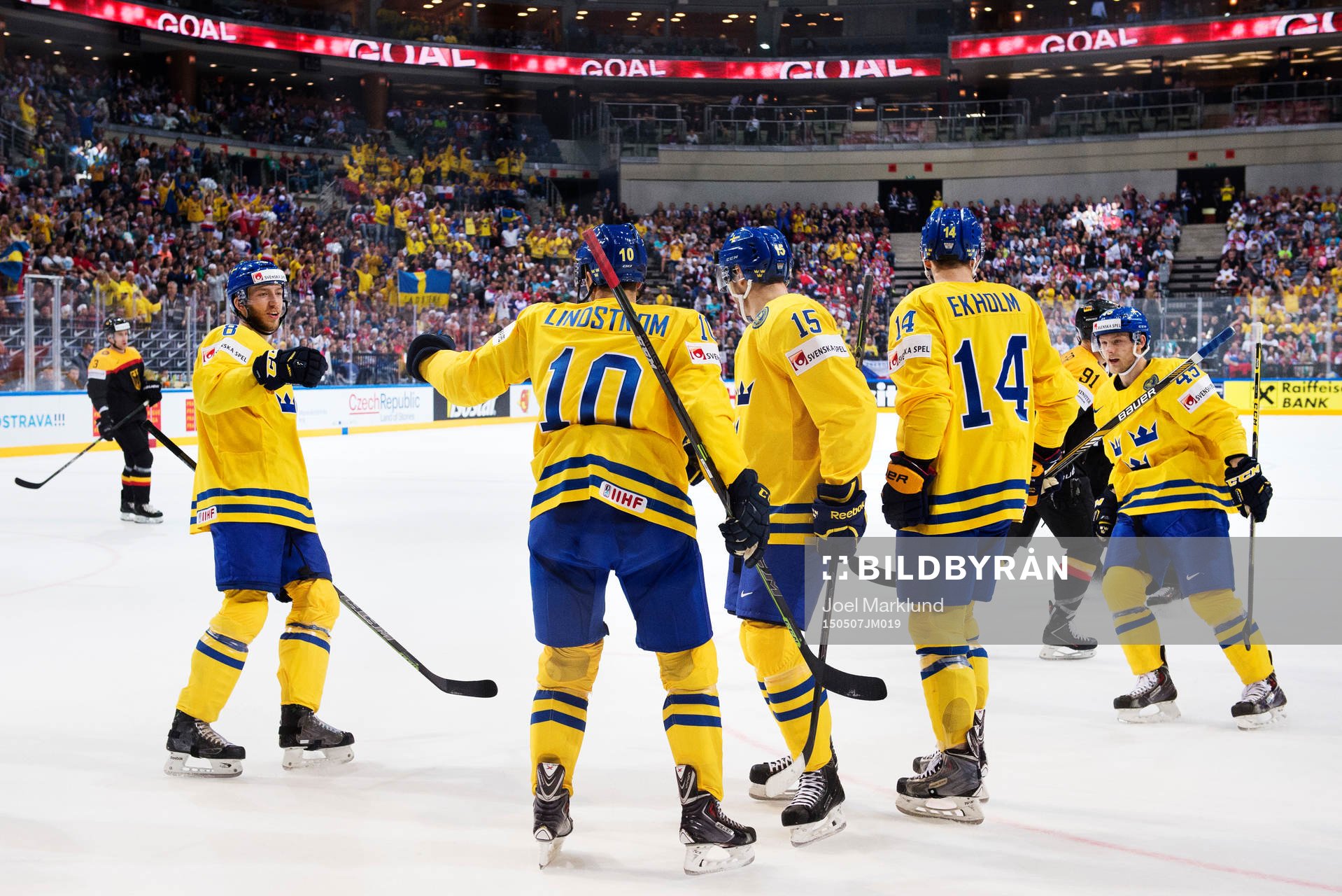 Sveriges Petter Granberg, Joakim Lindström, Mattias