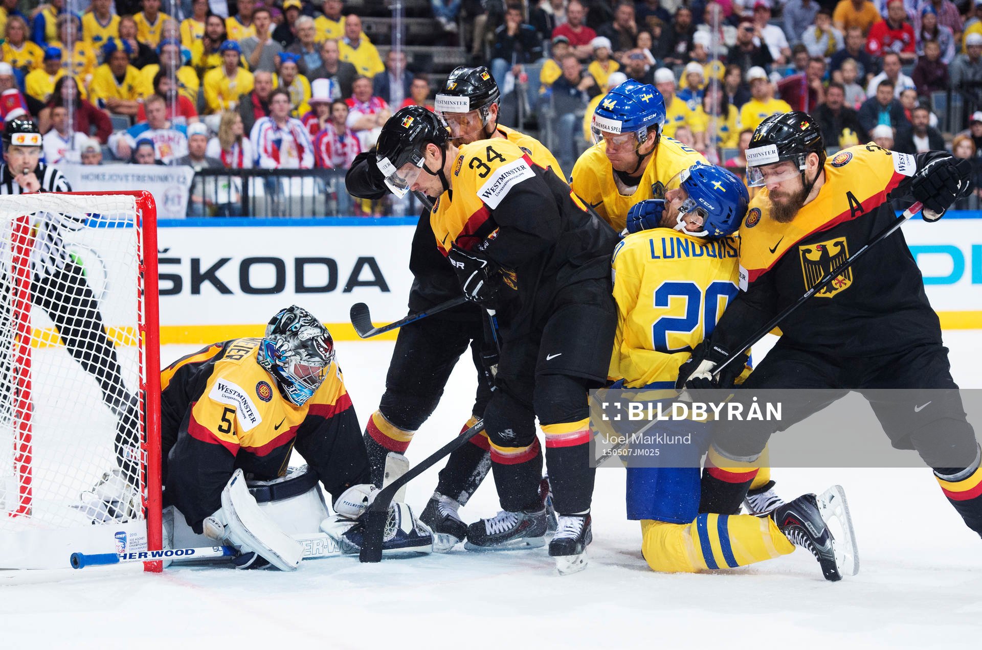 Sveriges Nicklas Danielsson och Joel Lundqvist oroar