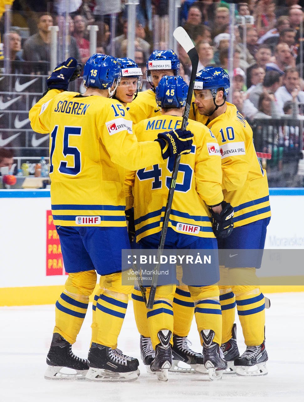 Sveriges Mattias Sjögren, John Klingberg, Staffan