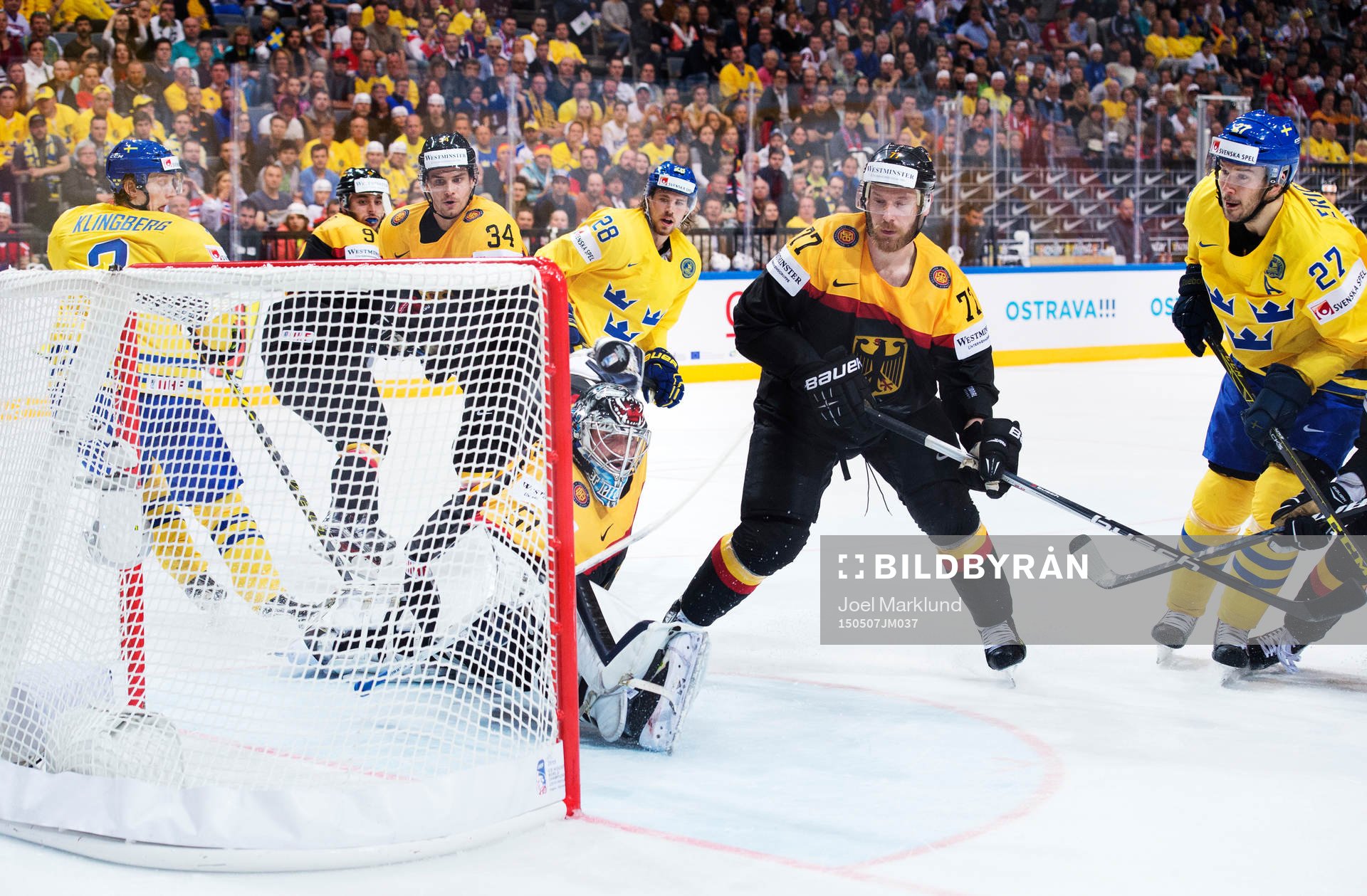 Sveriges John Klingberg, Elias Lindholm och Jimmie Ericsson