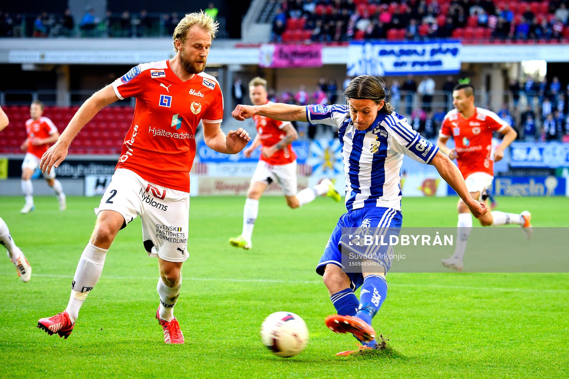 Kalmars Markus Thorbjörnsson och IFK Göteborgs Lasse Vibe
