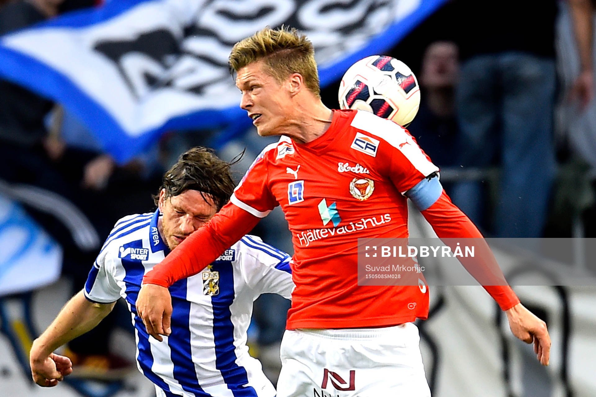 IFK Göteborgs Gustav Svensson och Kalmars Viktor Elm