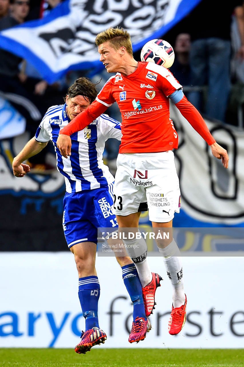IFK Göteborgs Gustav Svensson och Kalmars Viktor Elm