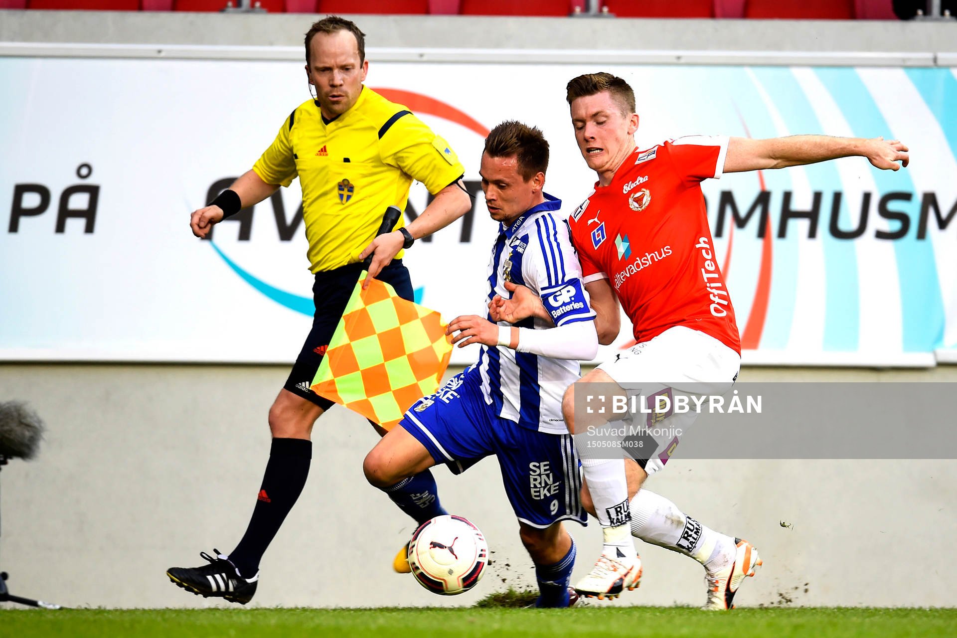 IFK Göteborgs Jakob Ankersen och Kalmars Victor Agardius