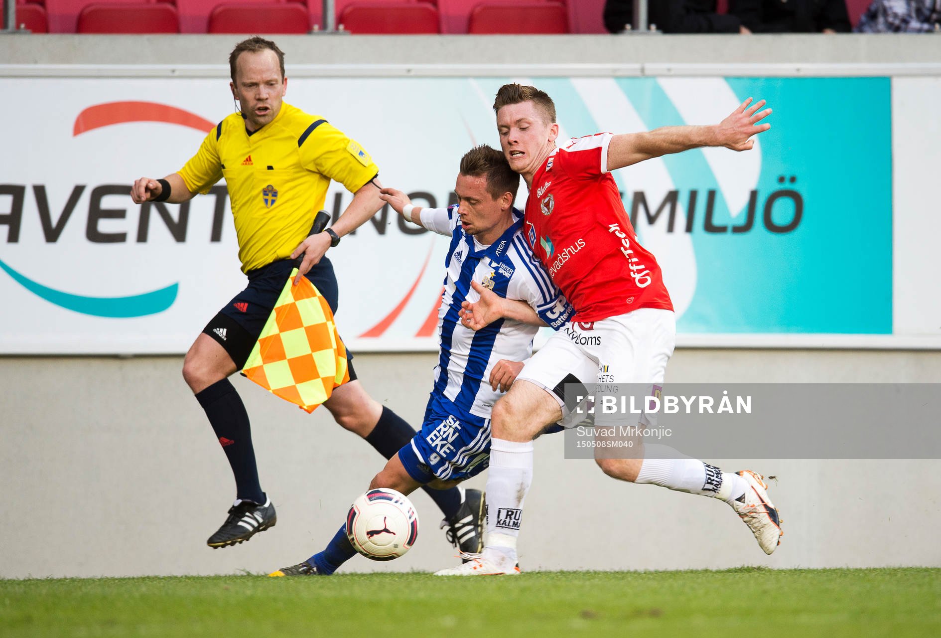 IFK Göteborgs Jakob Ankersen och Kalmars Victor Agardius