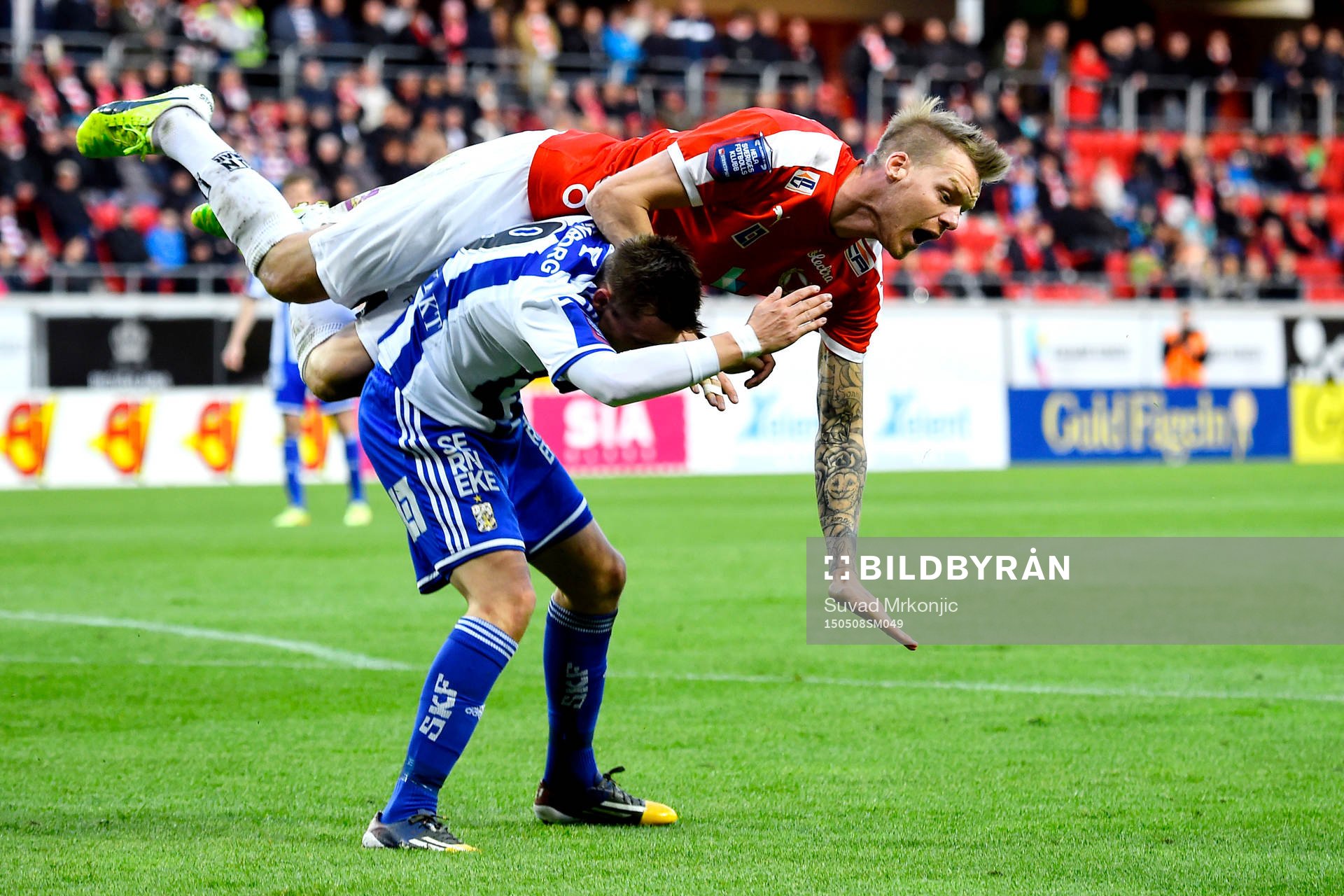 IFK Göteborgs Jakob Ankersen och Kalmars Marcus Nilsson